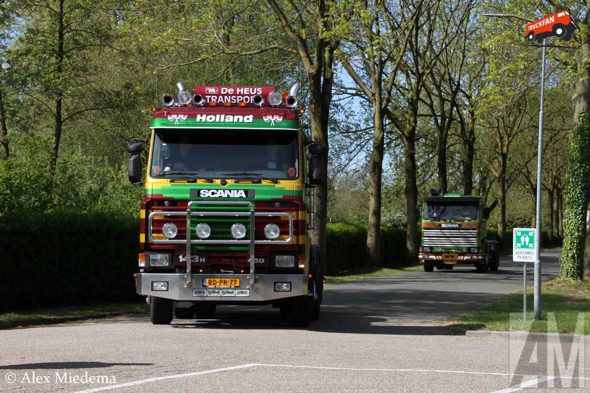 Scania R143 H 6X2 AS truck in Druten