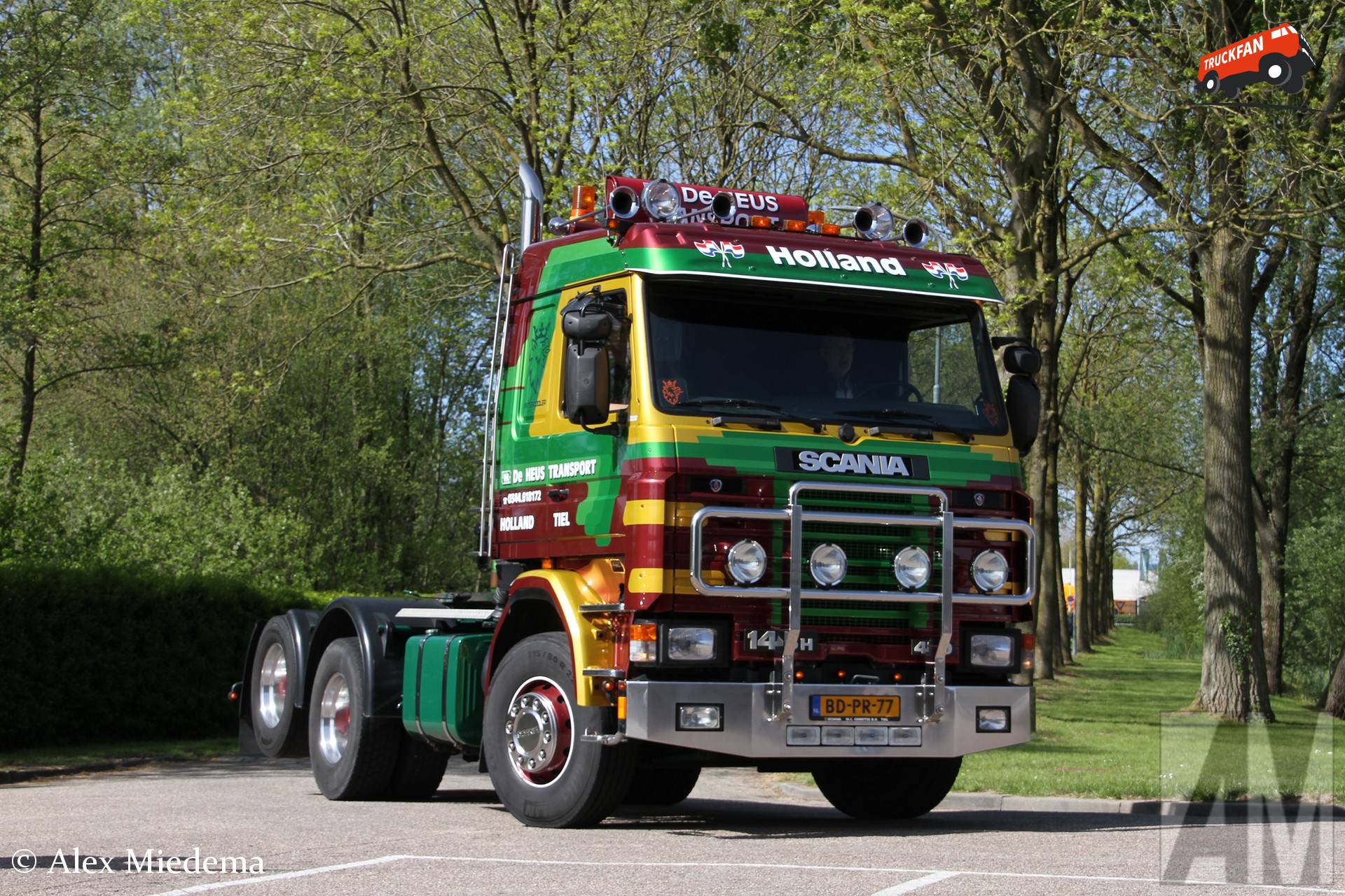 Scania R143 H 6X2 AS 75190 E truck