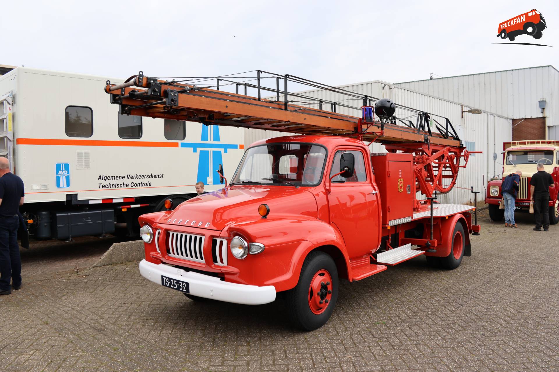 Bedford machine bij HAV N-H rit