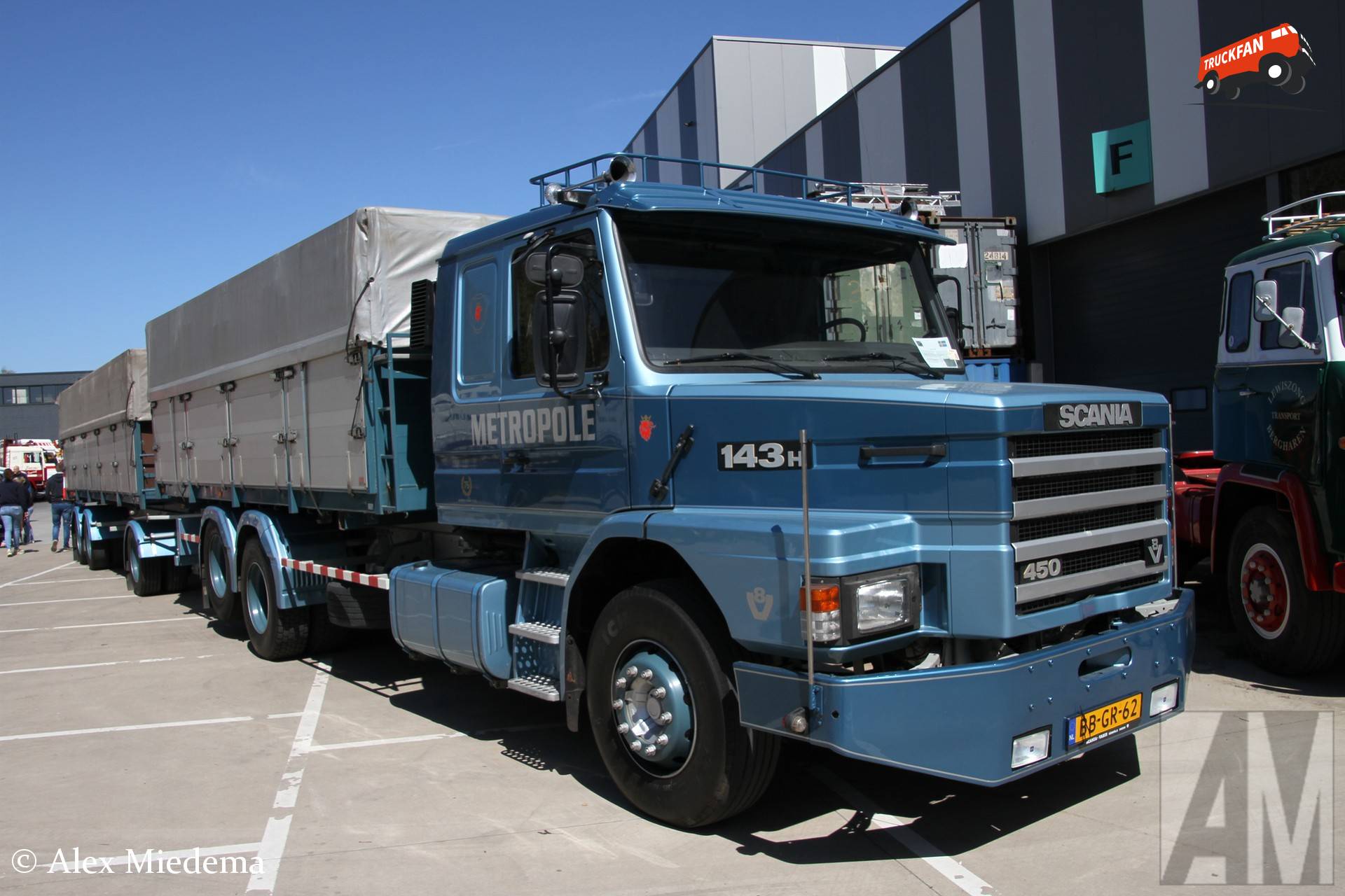 Scania T143 truck at Metropole Druten event