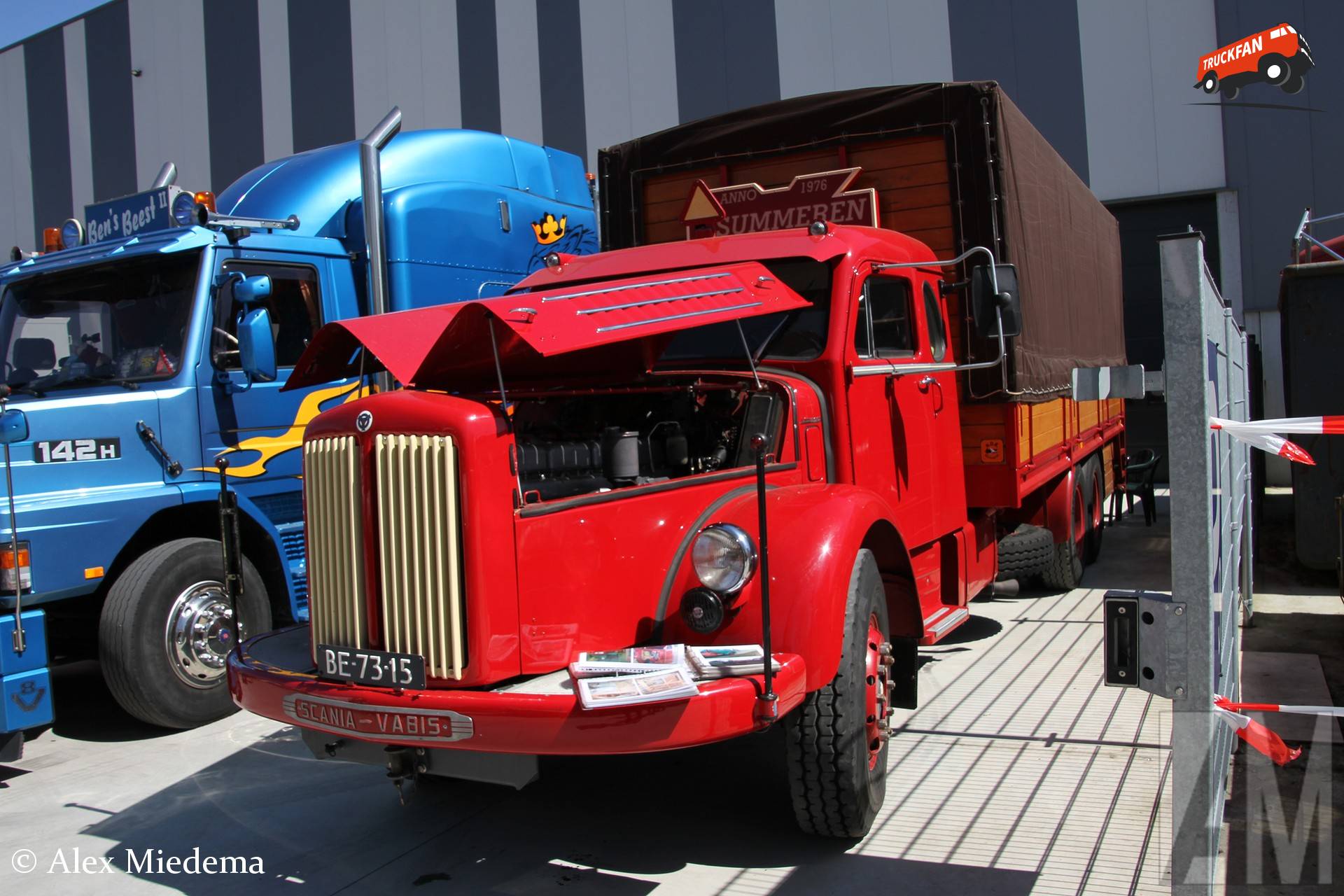 Scania-Vabis LS80 van Jo van Summeren met achtcilinder lijnmotor