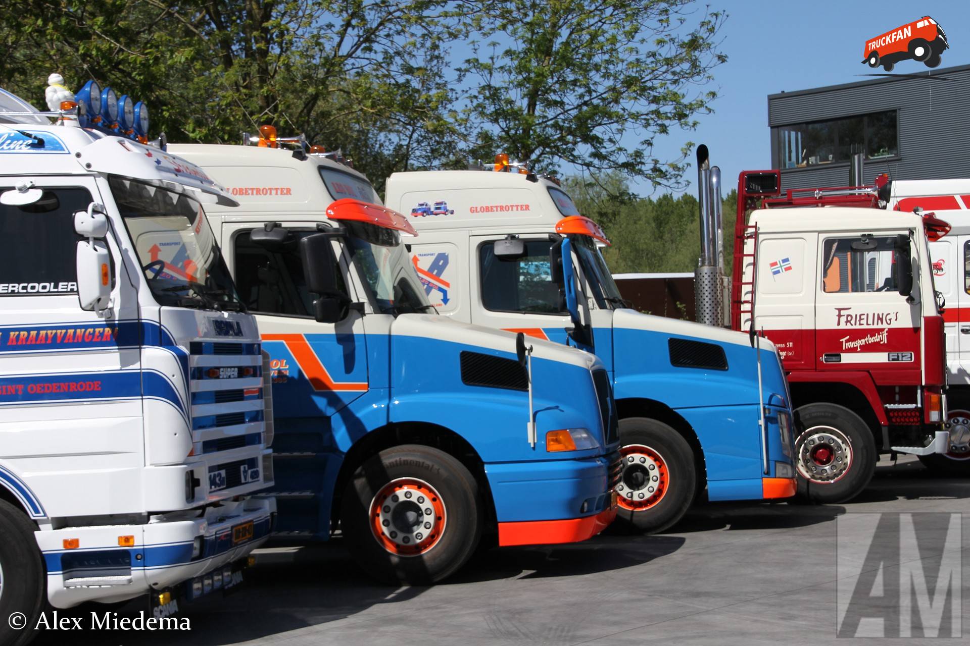 Volvo NH12 and custom-built truck by Leo Bol