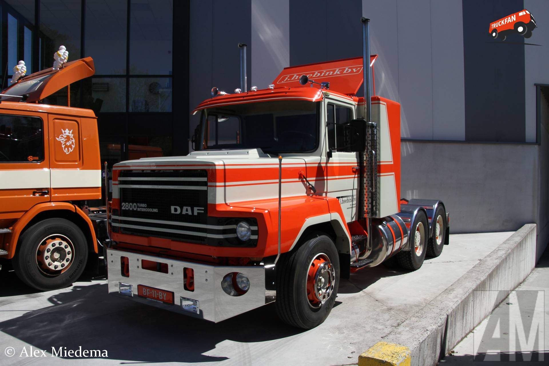 Gerestaureerde DAF NTT2800 truck van Heebink