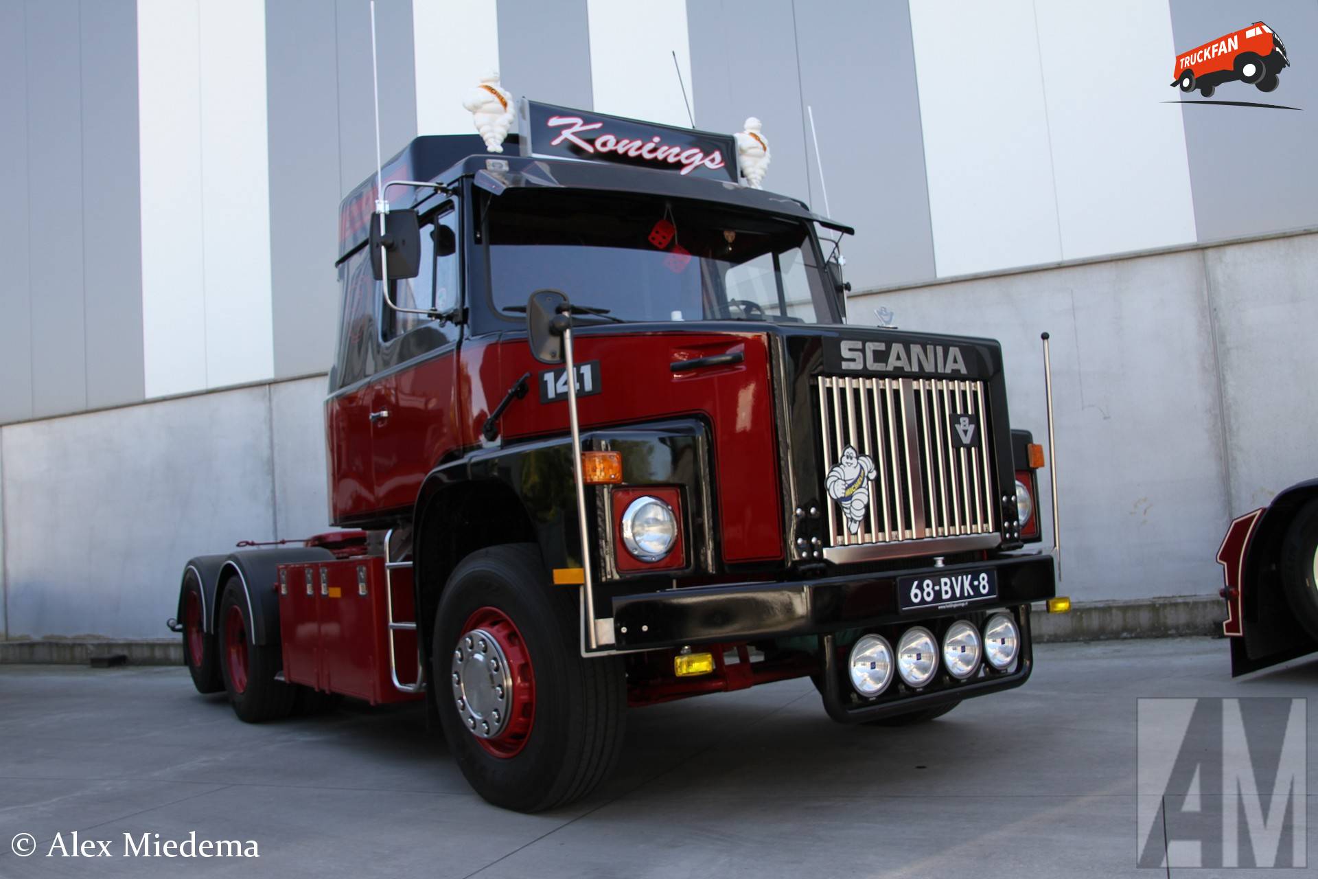 Scania LS141 truck owned by Konings in Druten