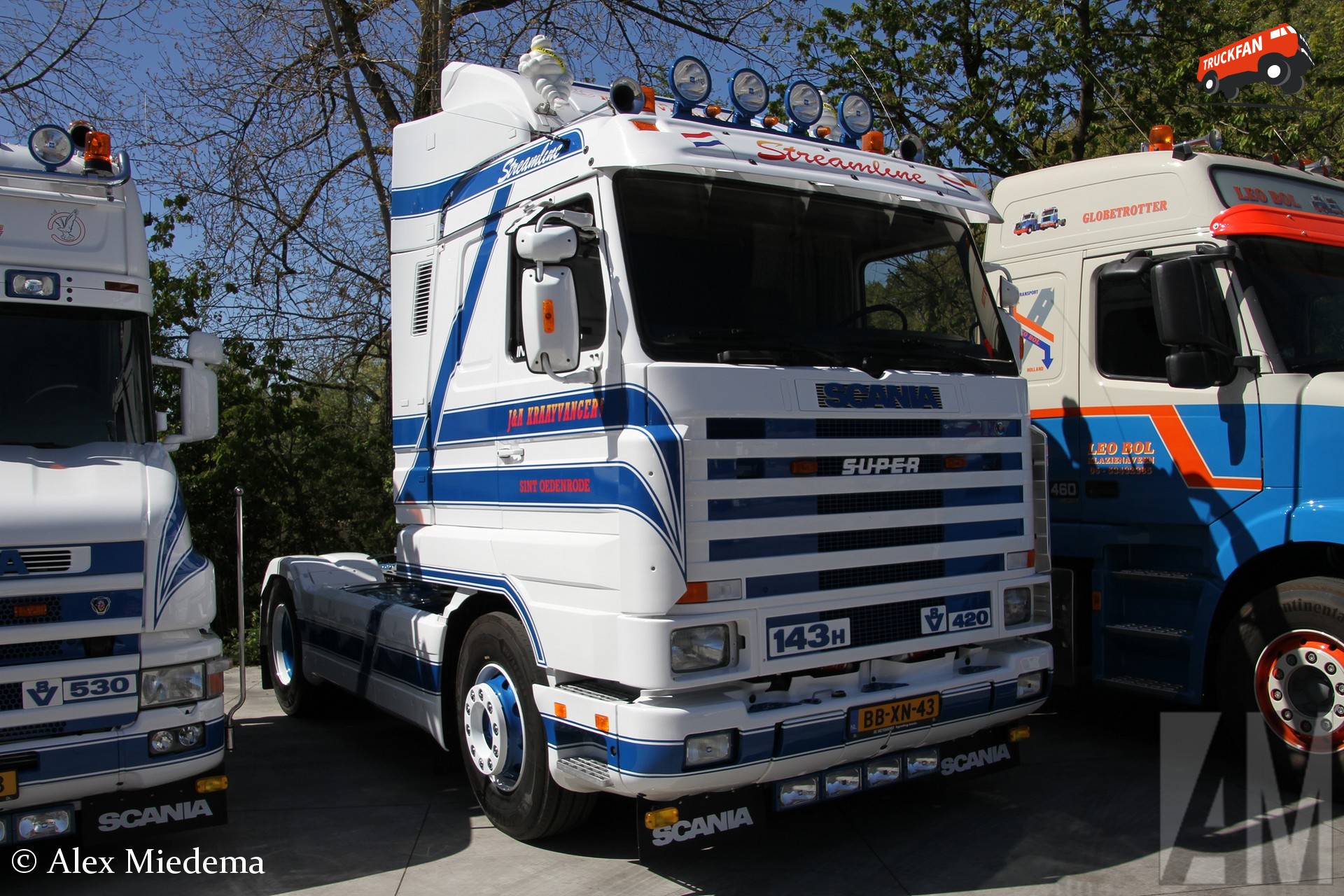 Scania 143 Streamline Truck Owned by J & A Kraayvanger