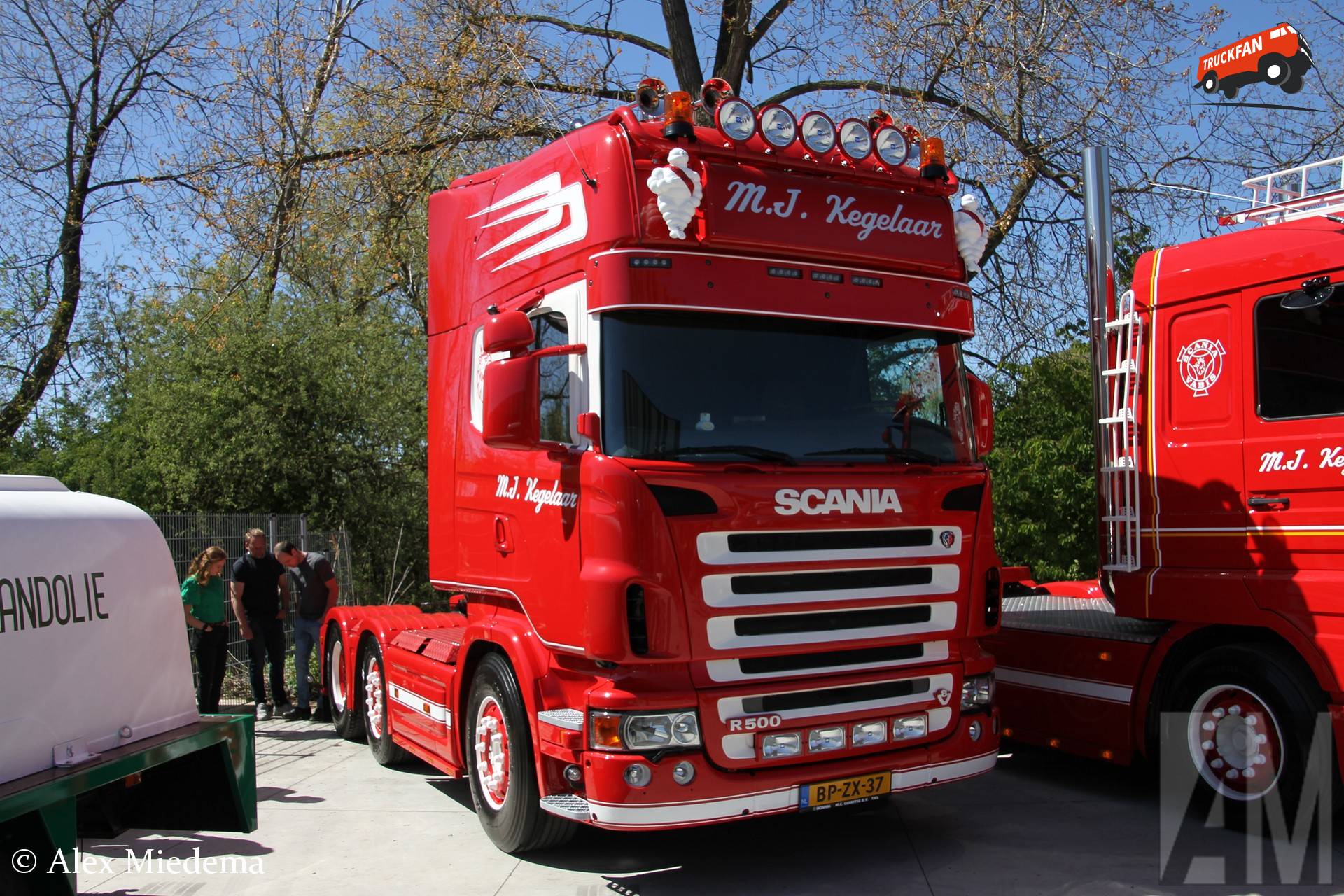 Scania R500 truck owned by M.J. Kegelaar
