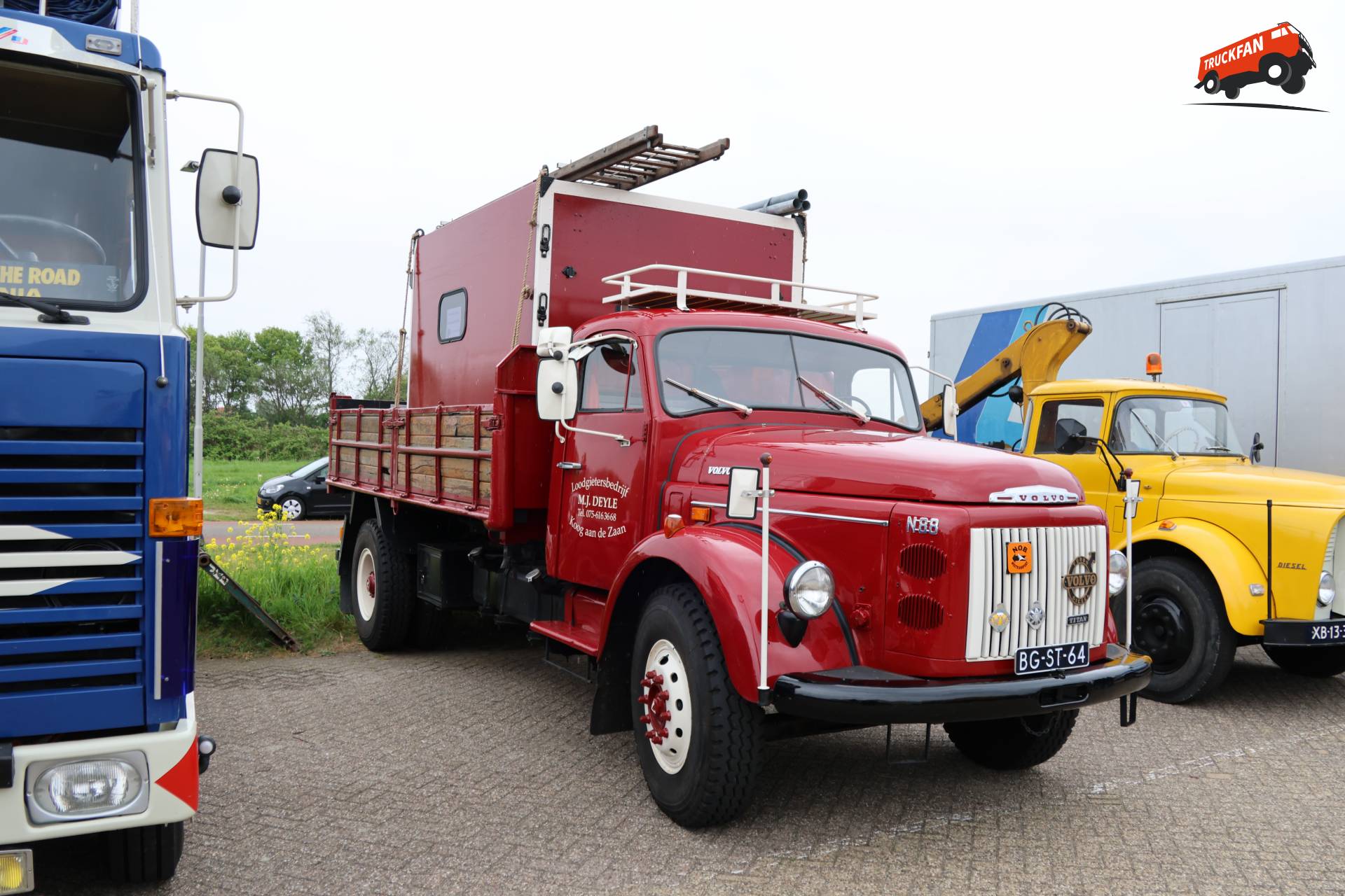 Volvo N88 truck owned by M J Deyle