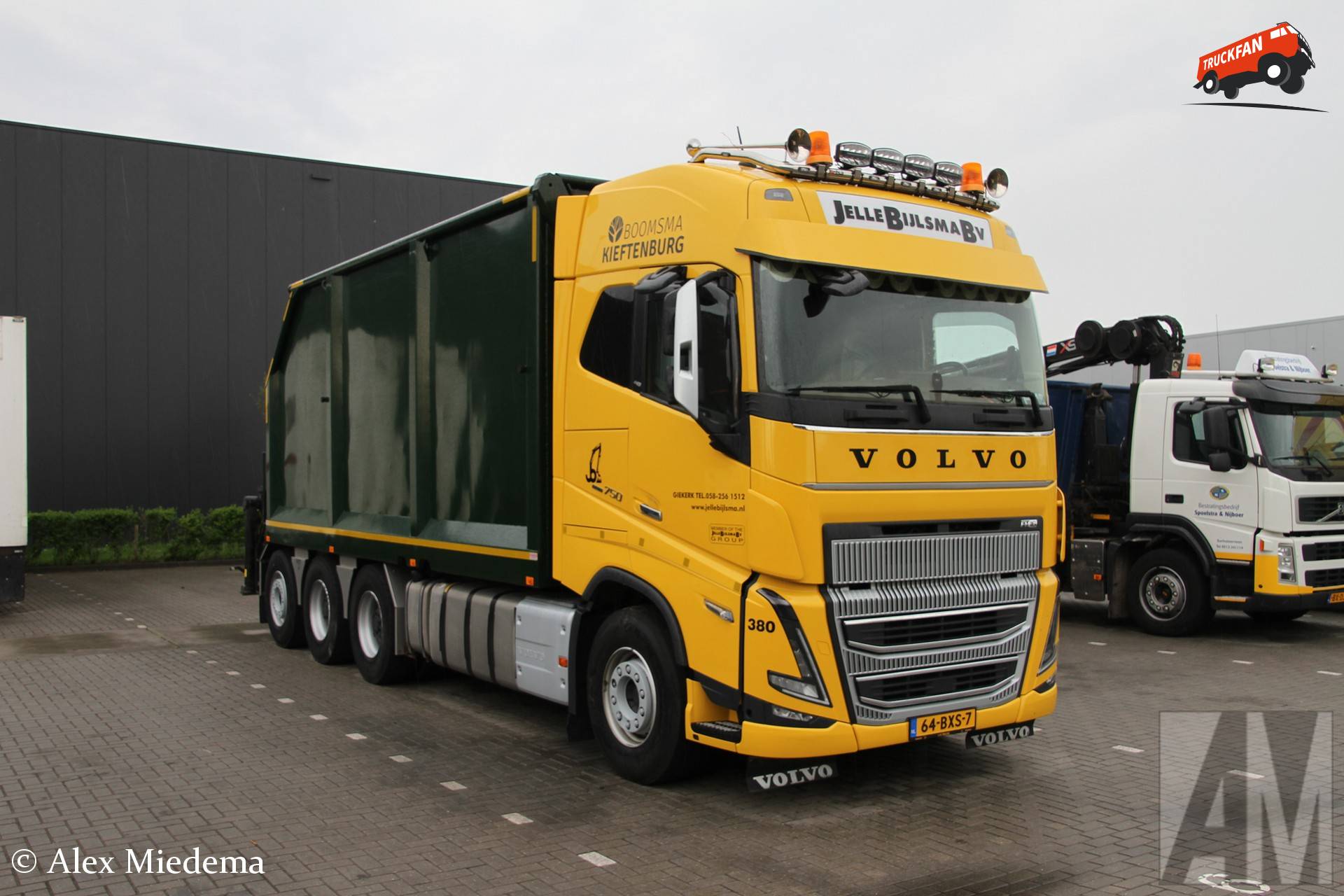 Vrachtwagen Volvo FH16 eigendom van Boomsma Kieftenburg