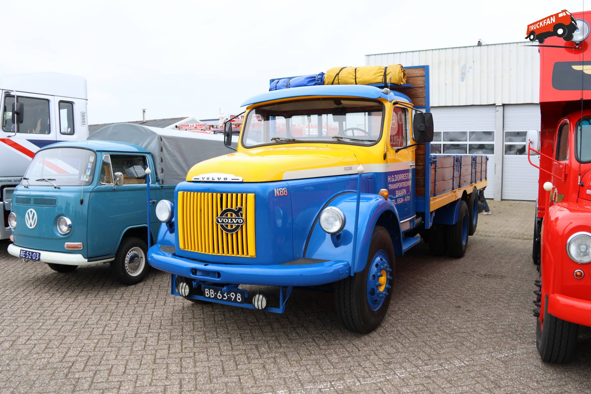 Volvo N88 vrachtwagen van H G Dorrestijn