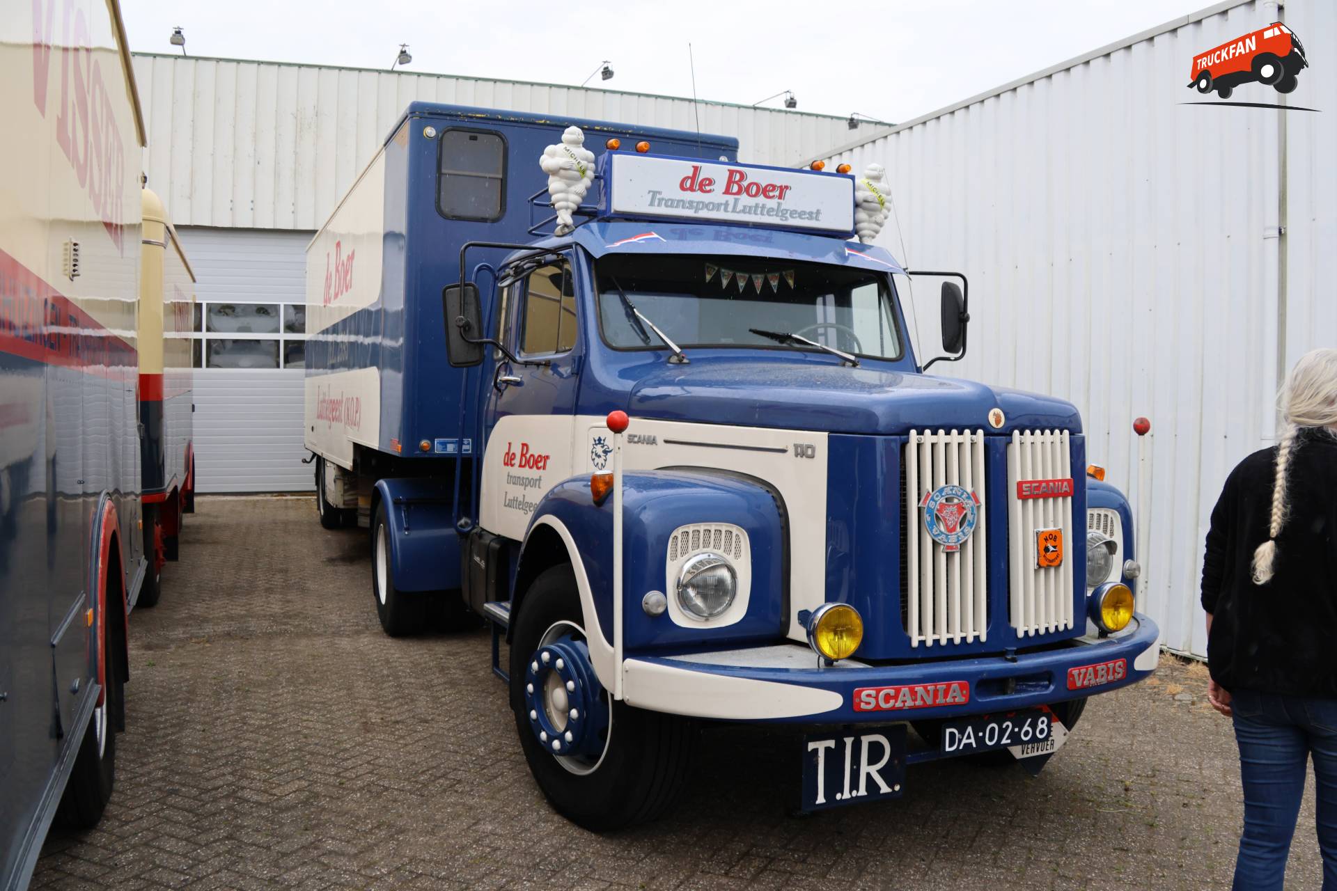 Scania L110 truck owned by de Boer