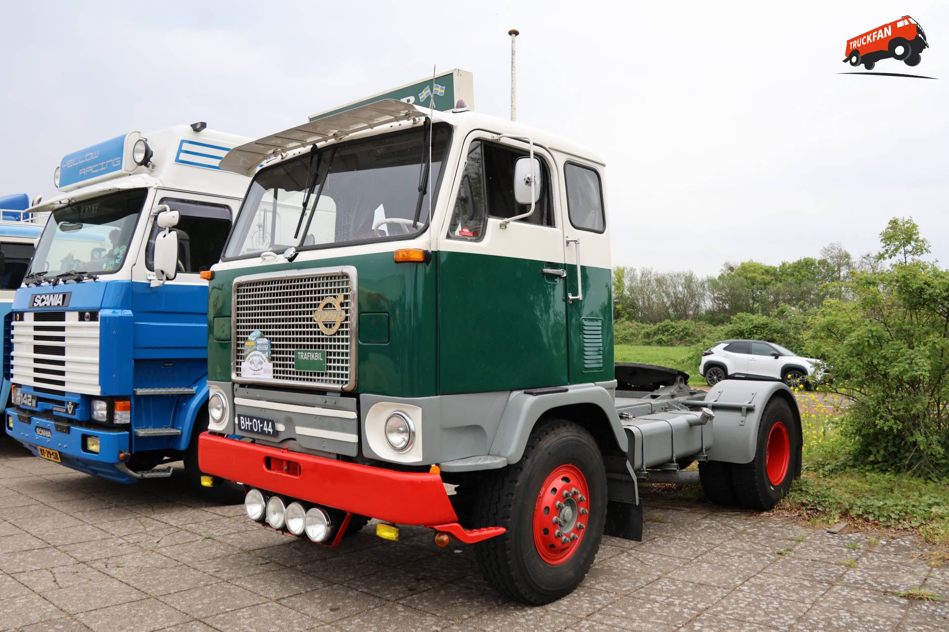 Volvo F vrachtwagen bij HAV N-H rit