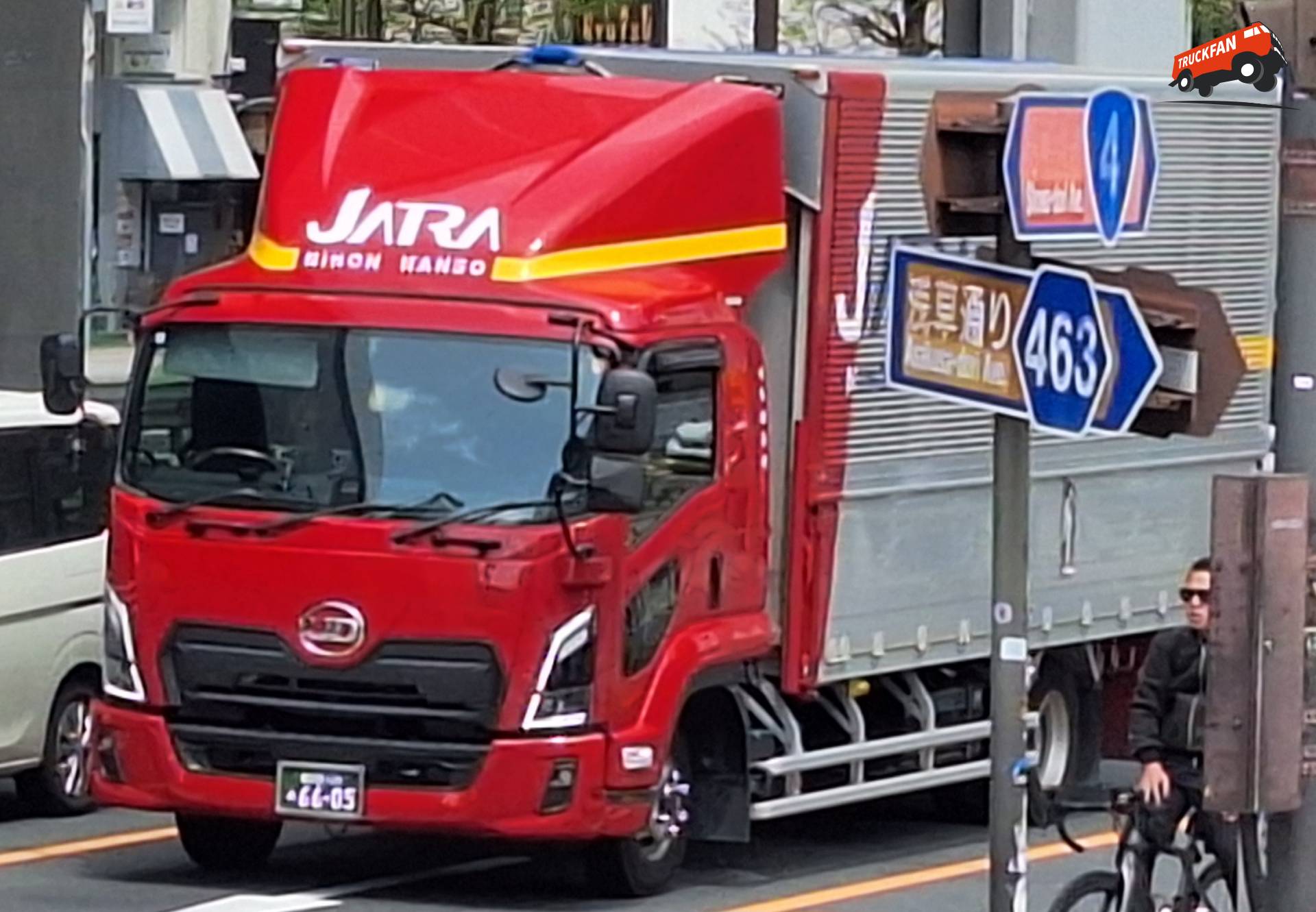 Isuzu Condor nabij station Ueno Tokyo