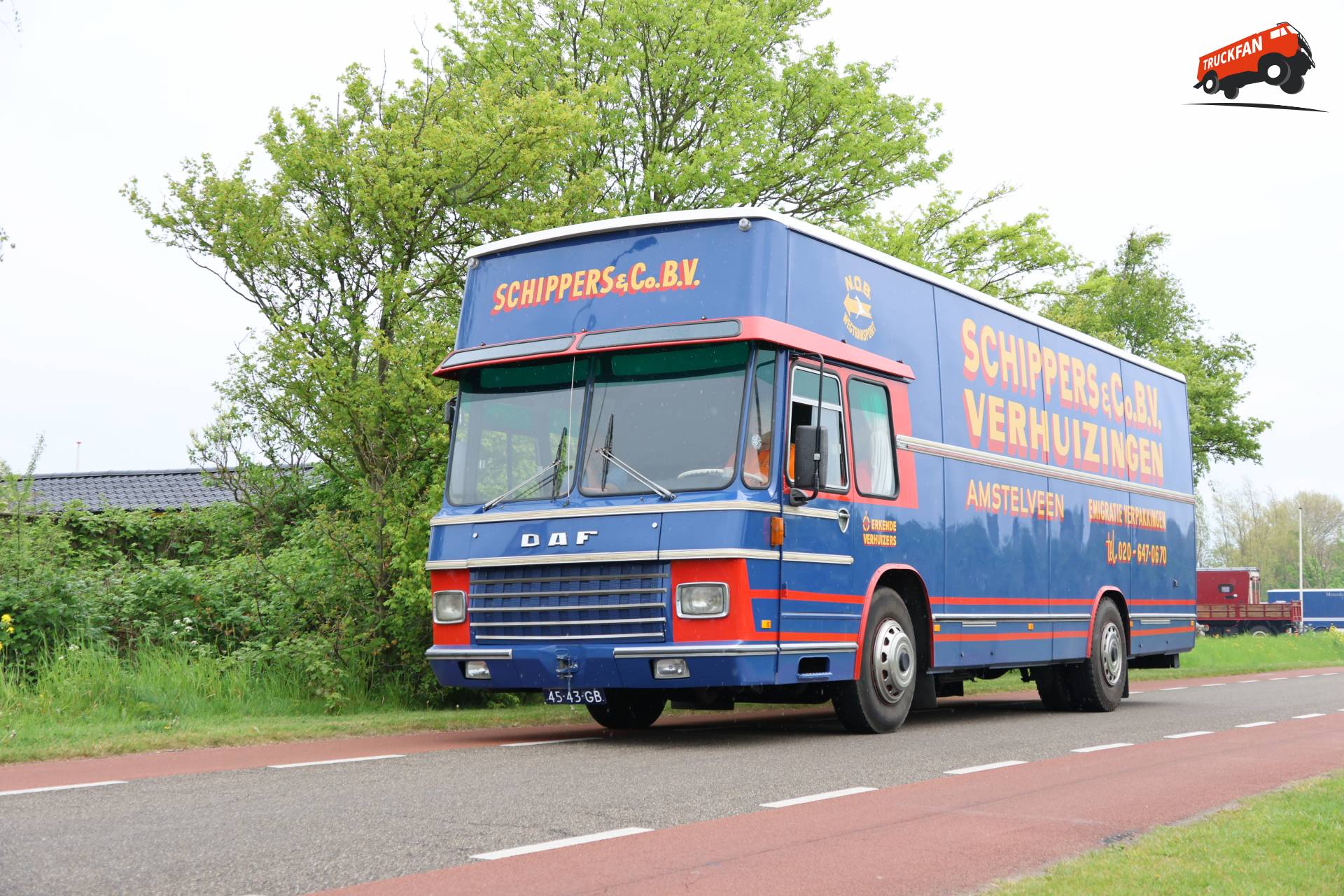 DAF TB160 truck owned by Schippers