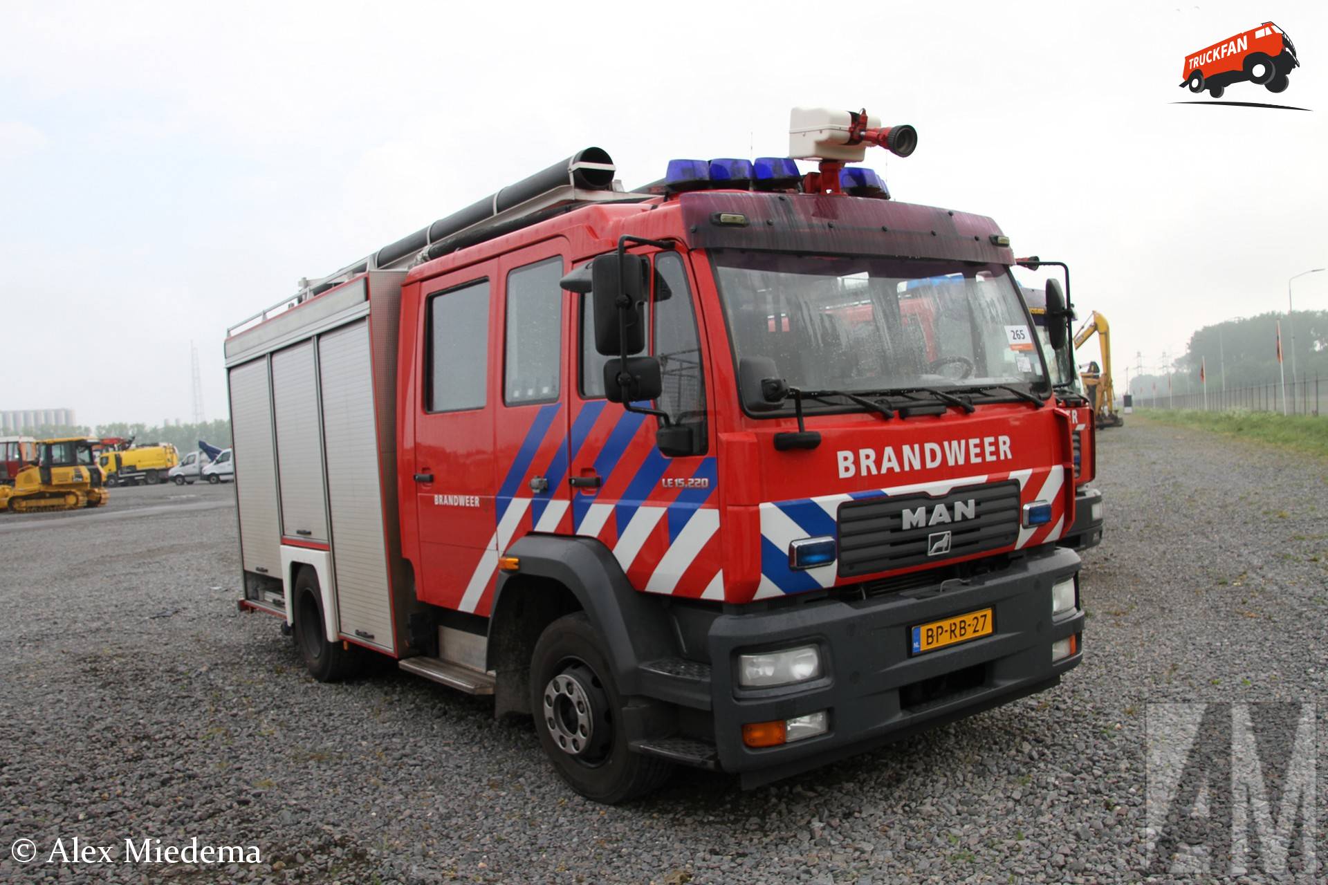 Ex Tata Steel MAN LE15.220 Tankautospuit-Industriële Brandbestrijding