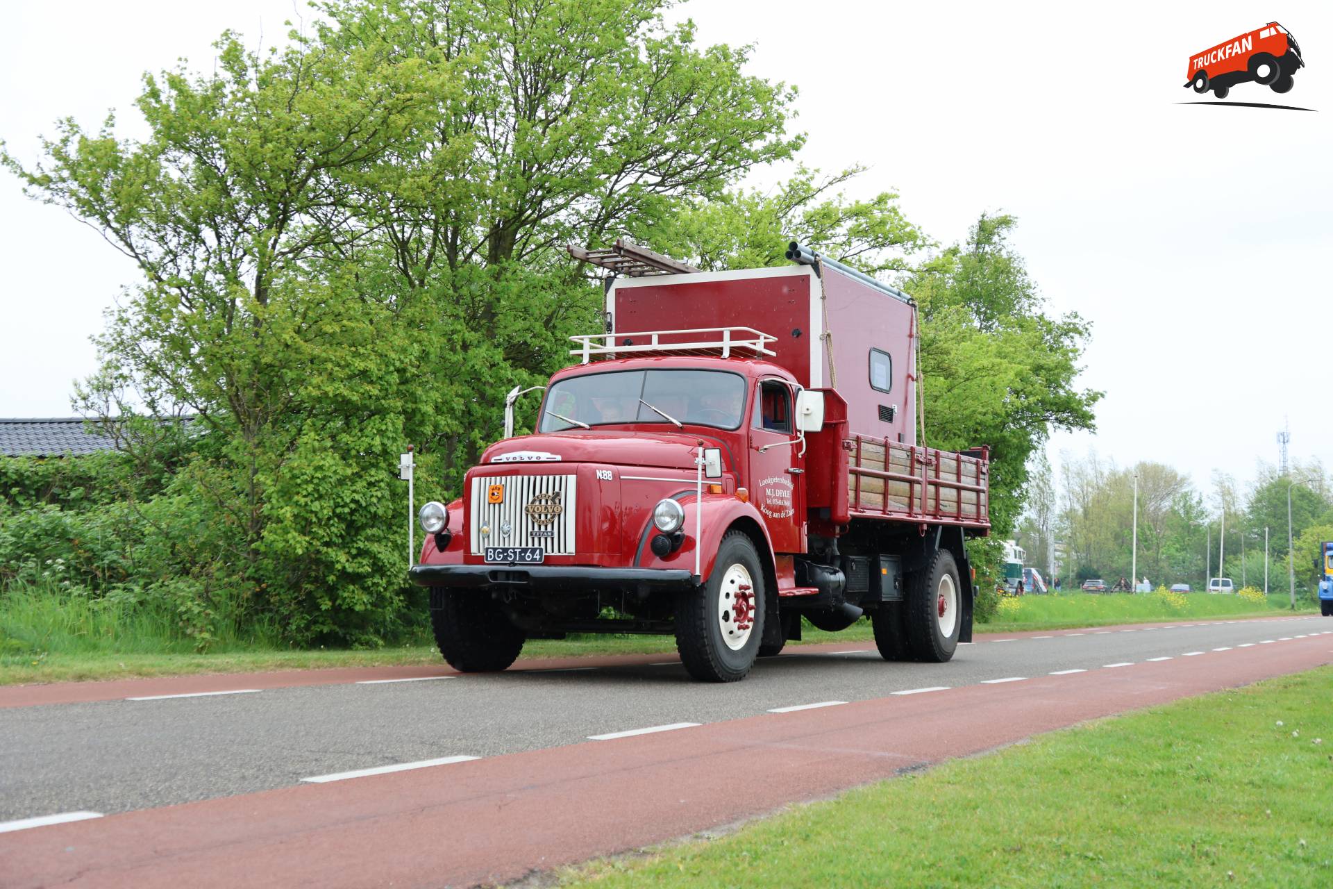 Volvo N88 truck owned by M J Deyle