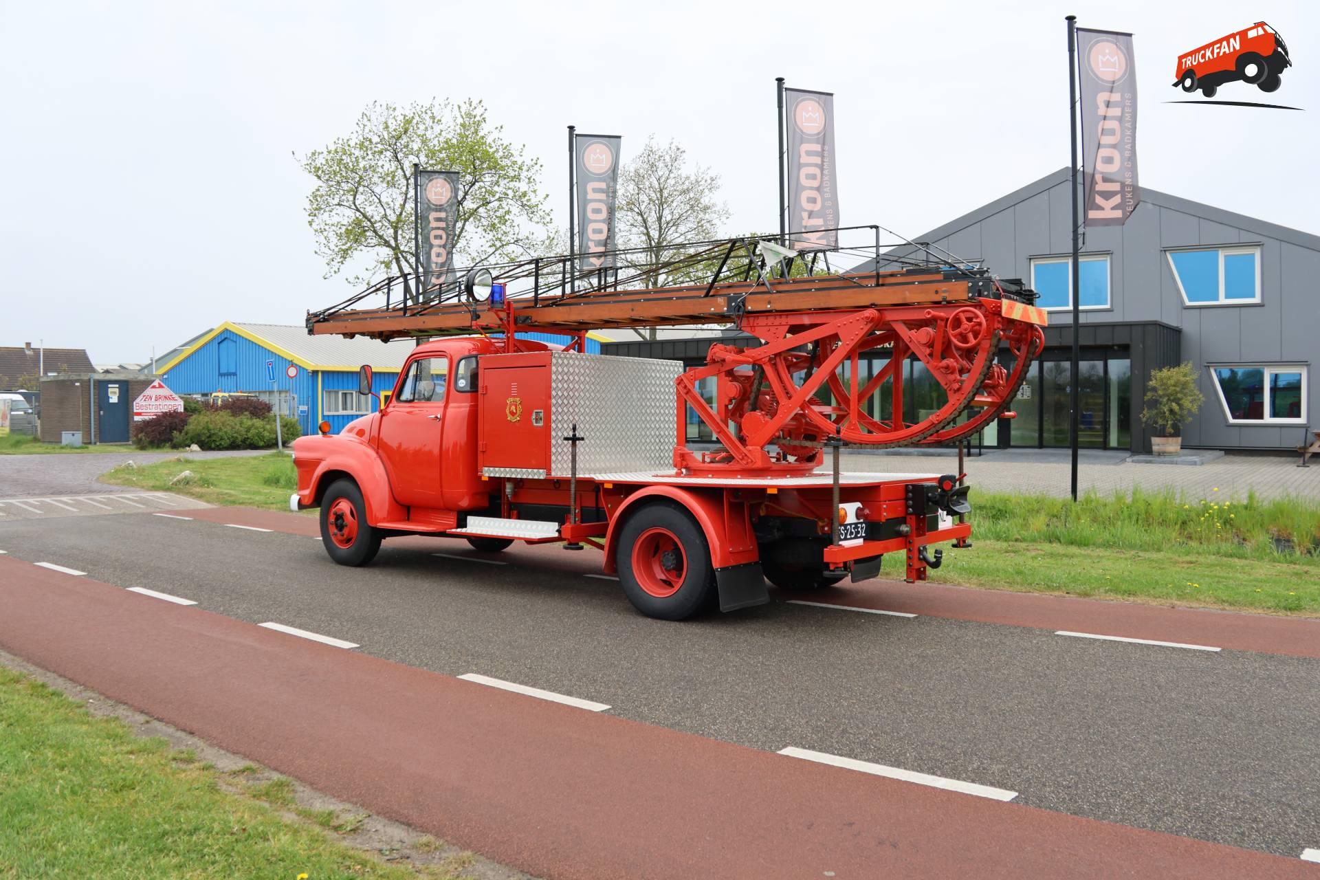 Ladderwagen bij HAV N-H rit op 3 mei 2026