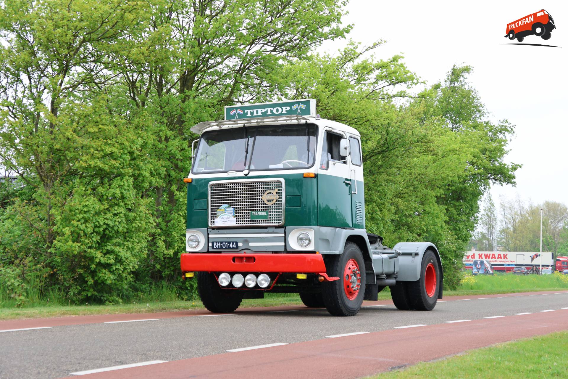 Volvo voertuig op HAV N-H rit