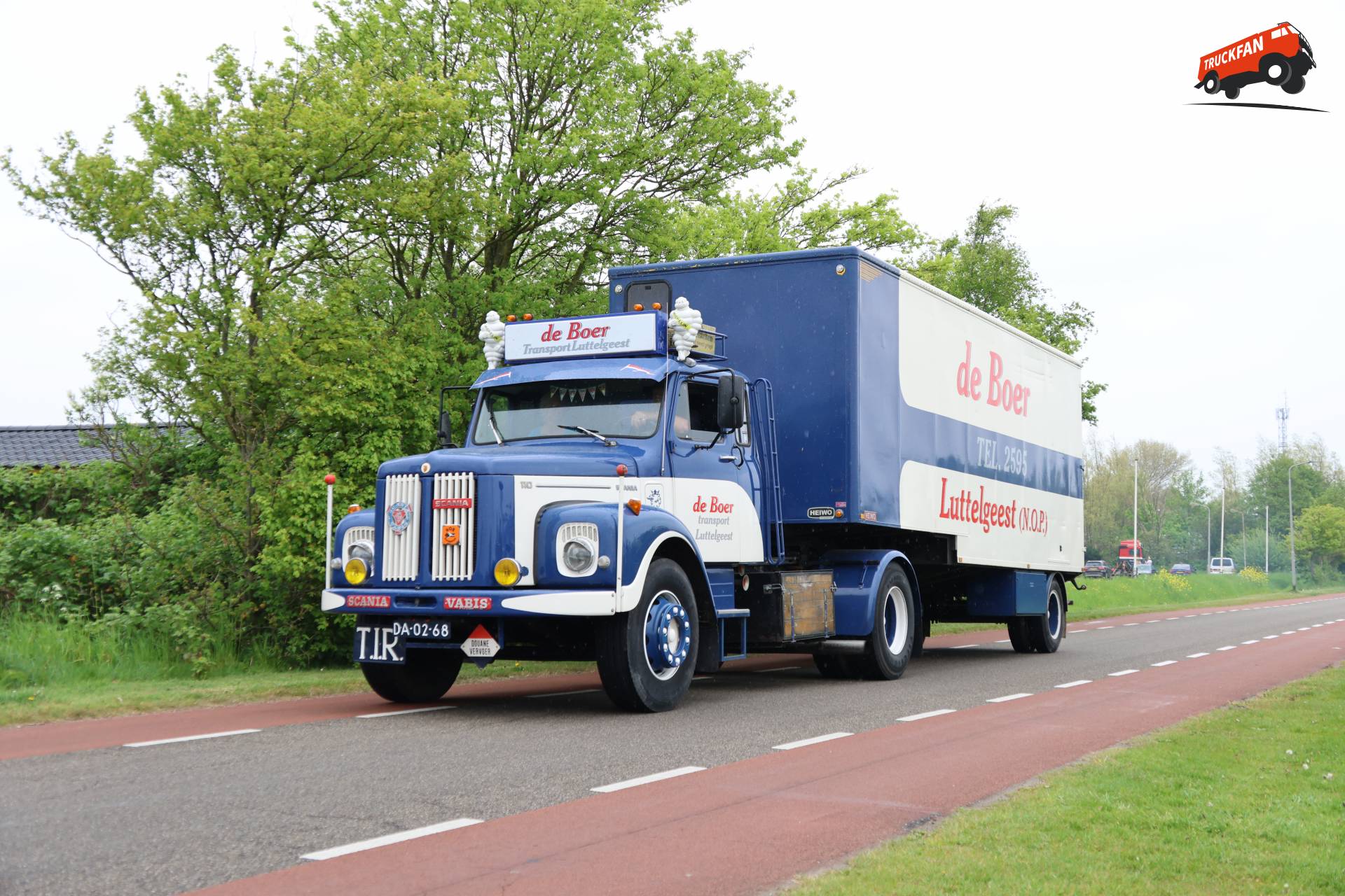 Scania L110 truck owned by de Boer