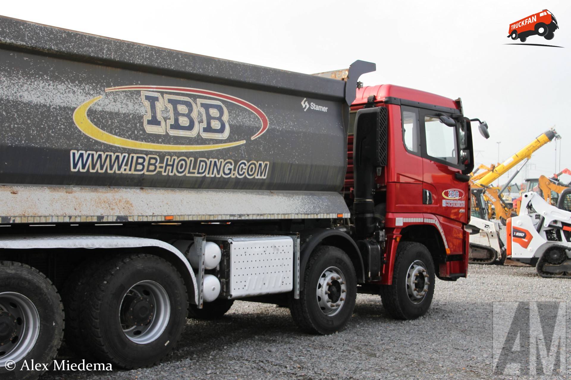 Truck met Stamer opbouw bij Ritchie Bros