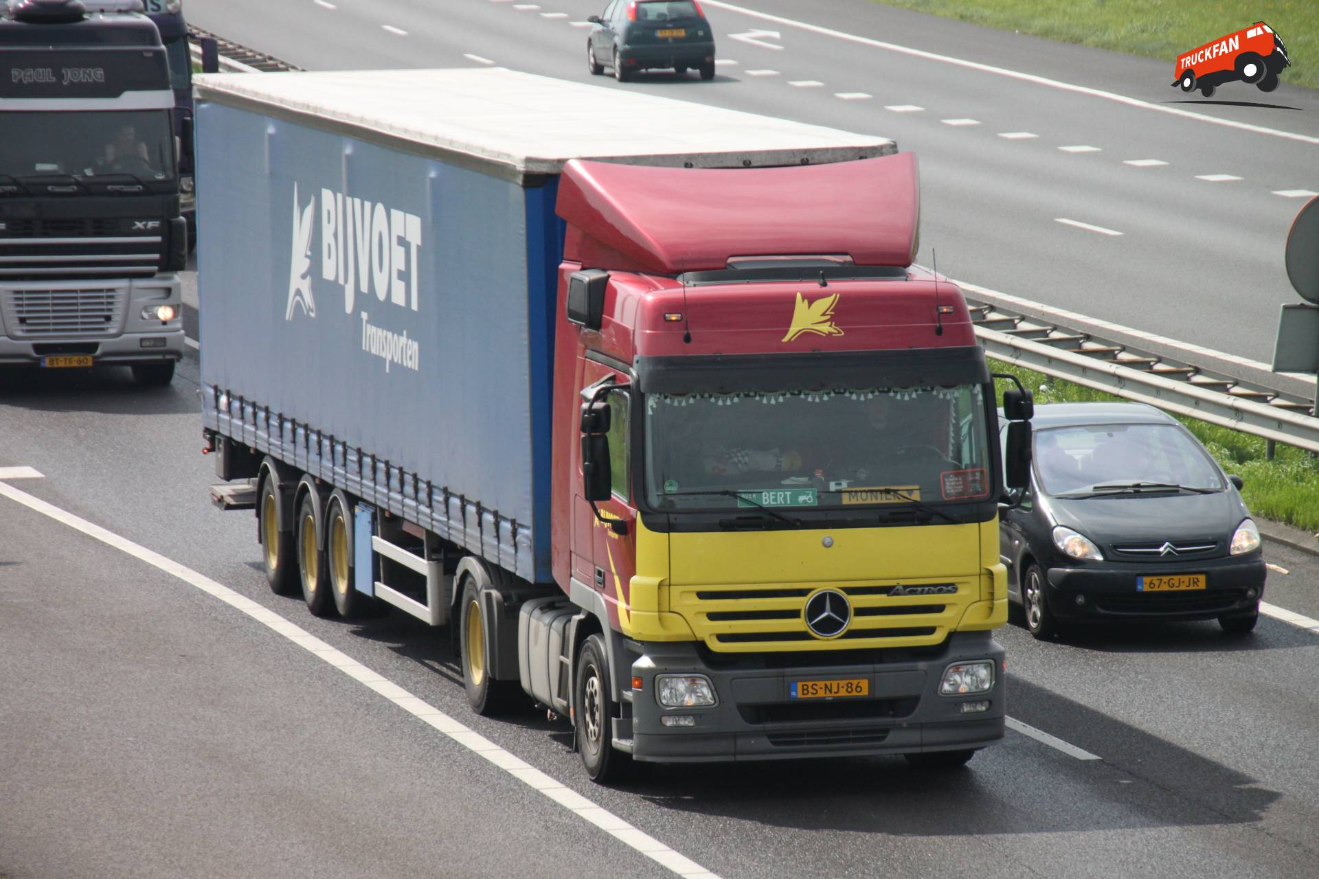 Mercedes-Benz Actros vrachtwagen Bijvoet Transporten