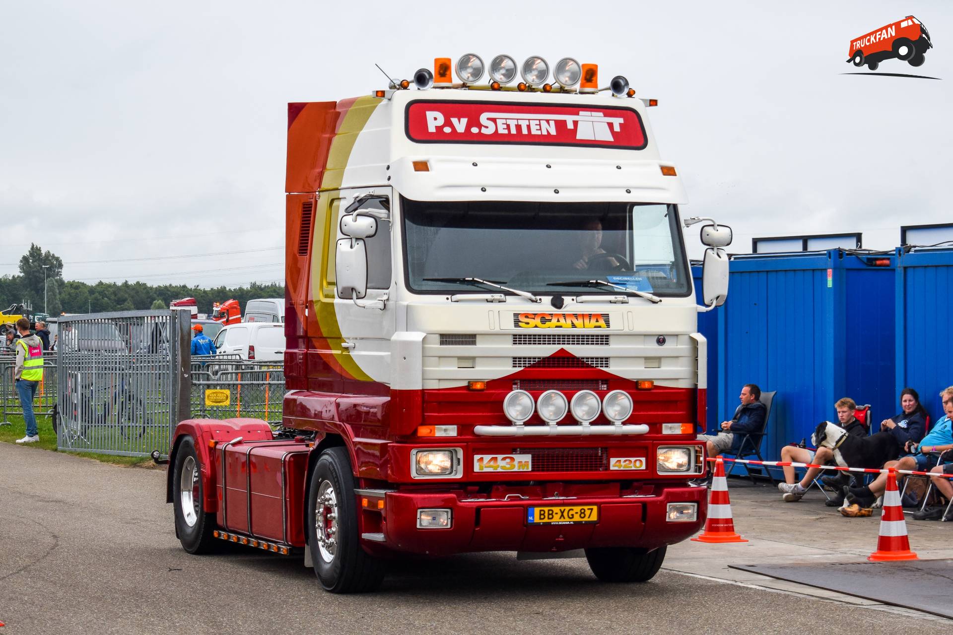 Scania R143M 420 Streamline P. Van Setten Renswoude