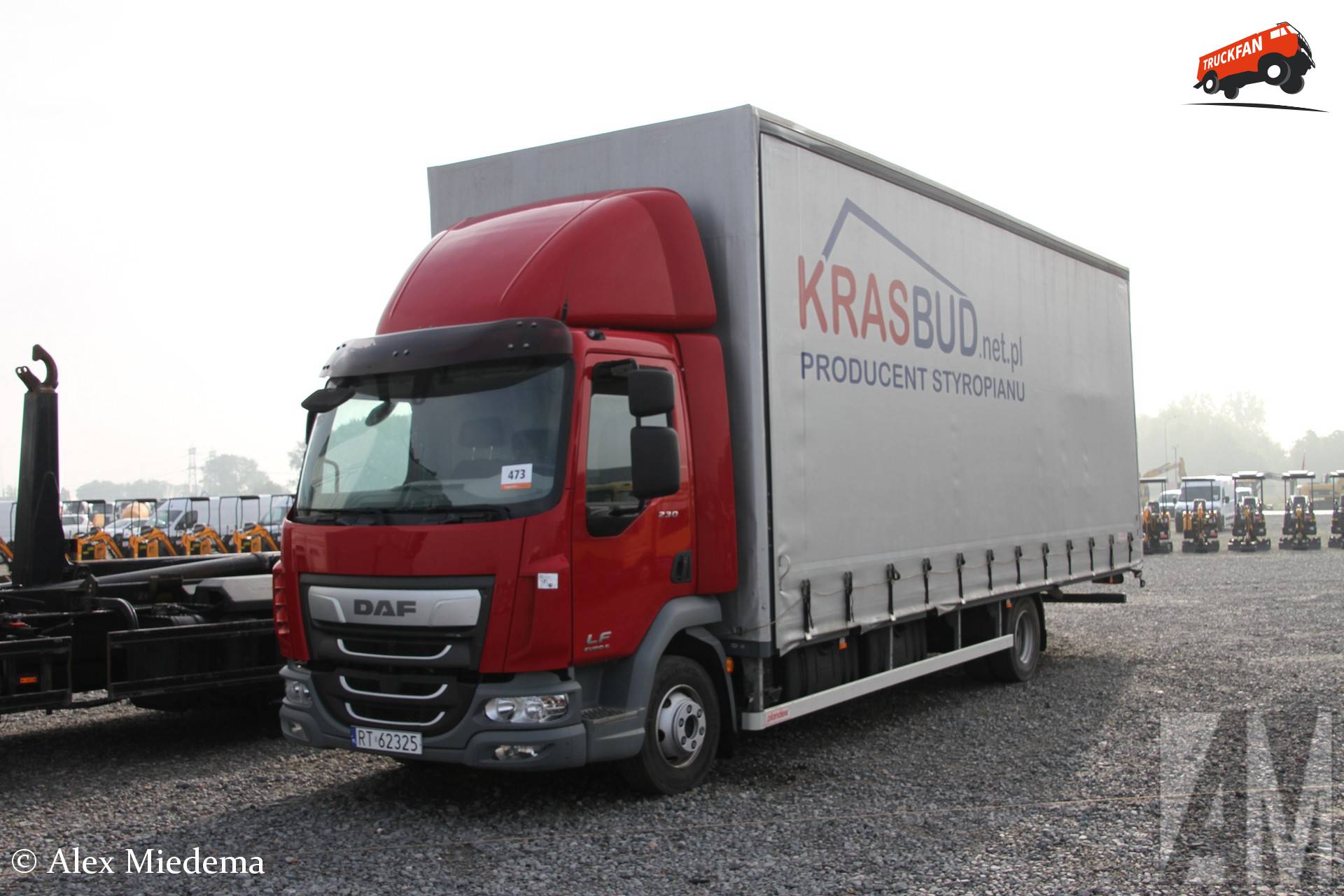 DAF LF Euro 6 truck registered in Tarnobrzeg