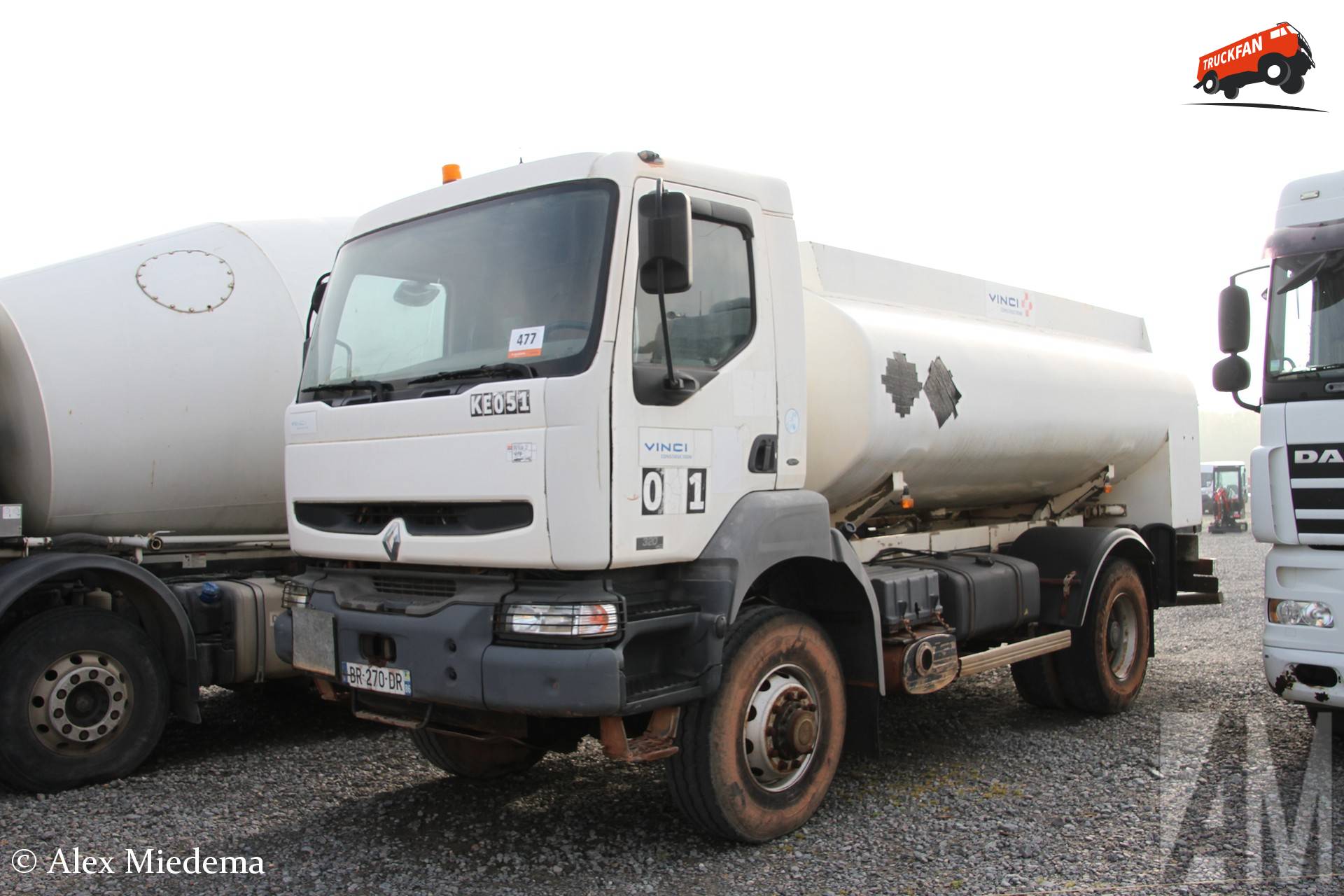 Renault Kerax 320 DCI 4x4 tanker voertuig