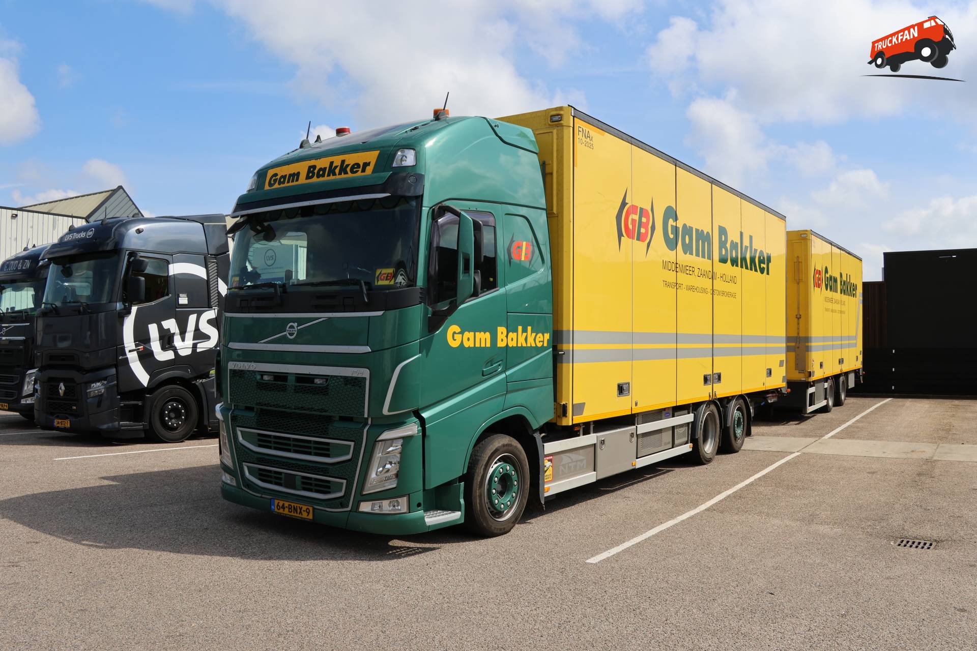 Volvo FH truck of Gam Bakker