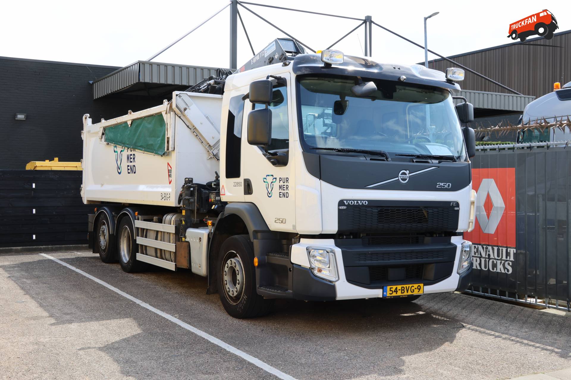 Volvo FE 2e generatie in actie bij Purmerend