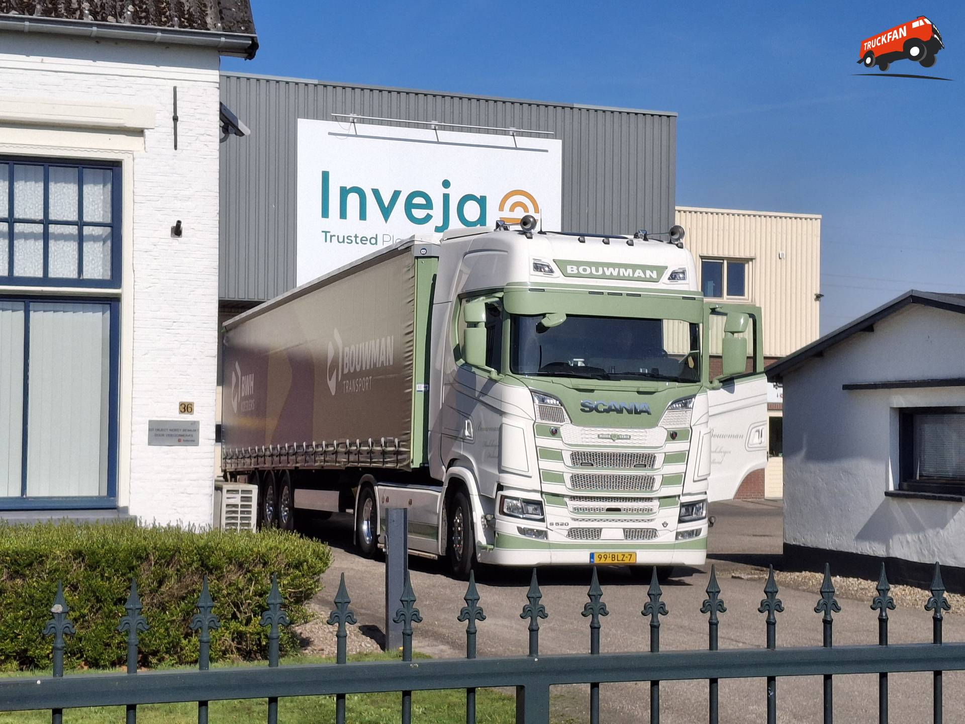 Scania S520 vrachtwagen van Bouwman Transport