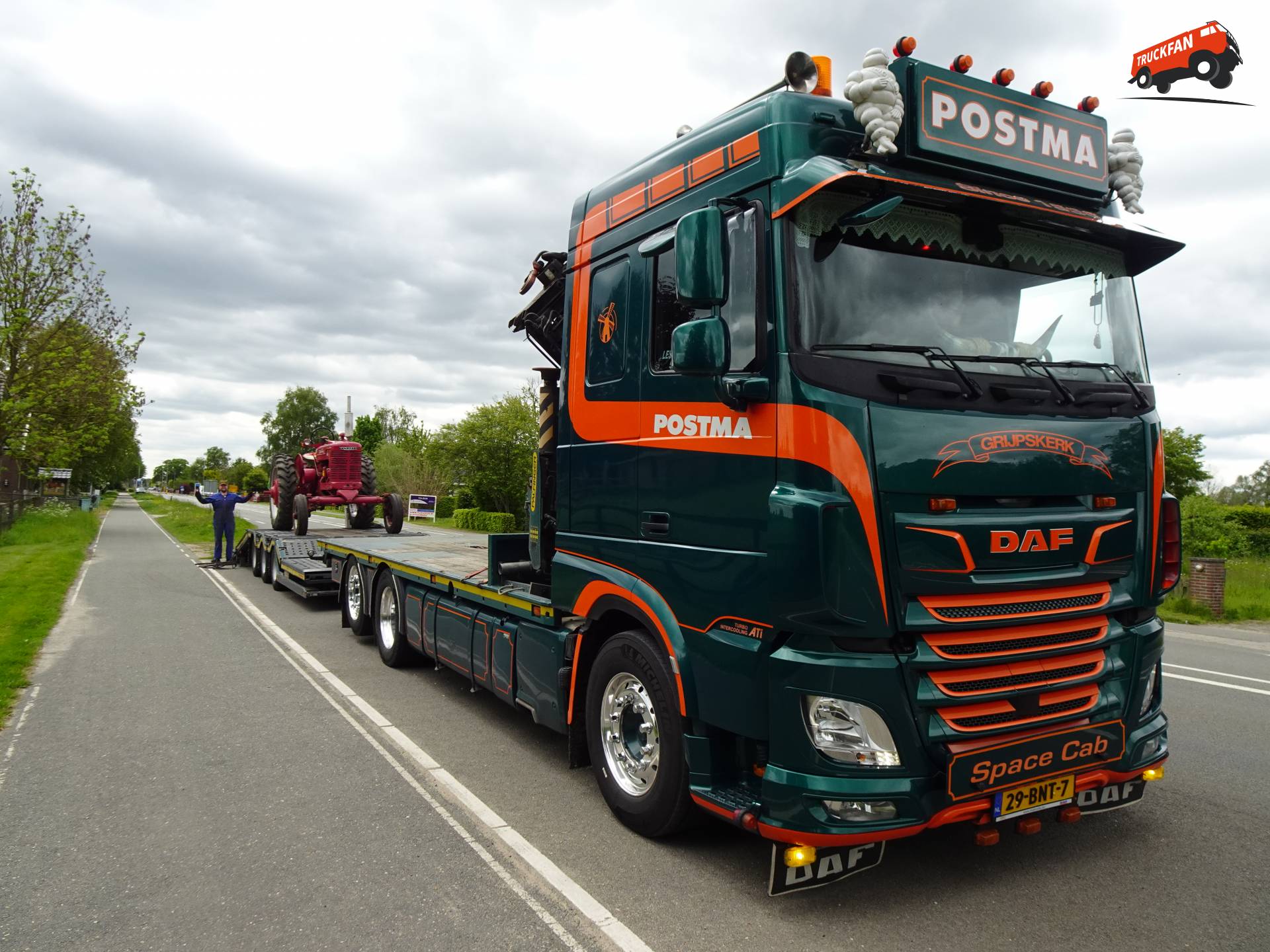 DAF XF 480 FAN truck van Postma Grijpskerk