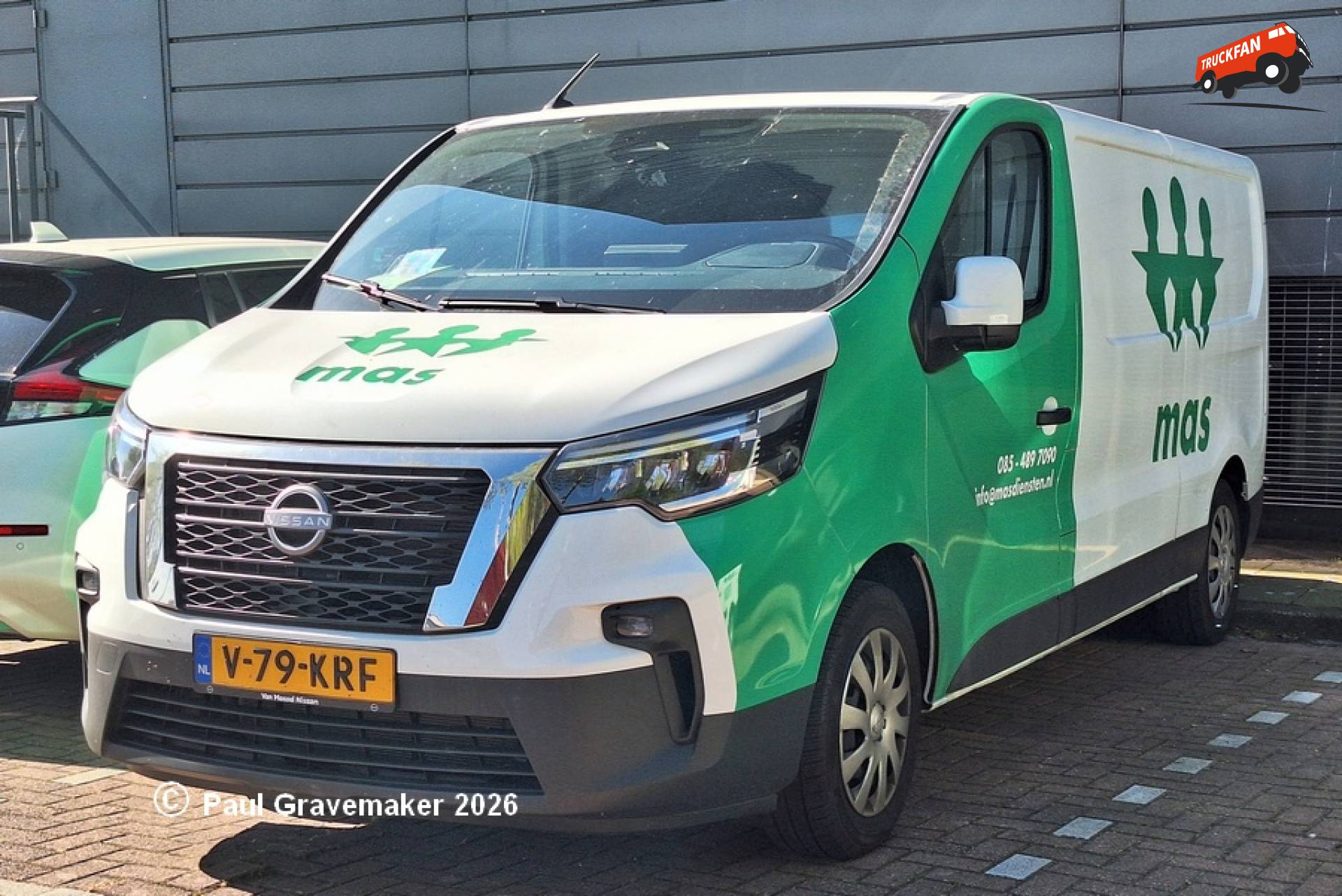 Nissan Primastar Bestelauto van MAS Facilitair