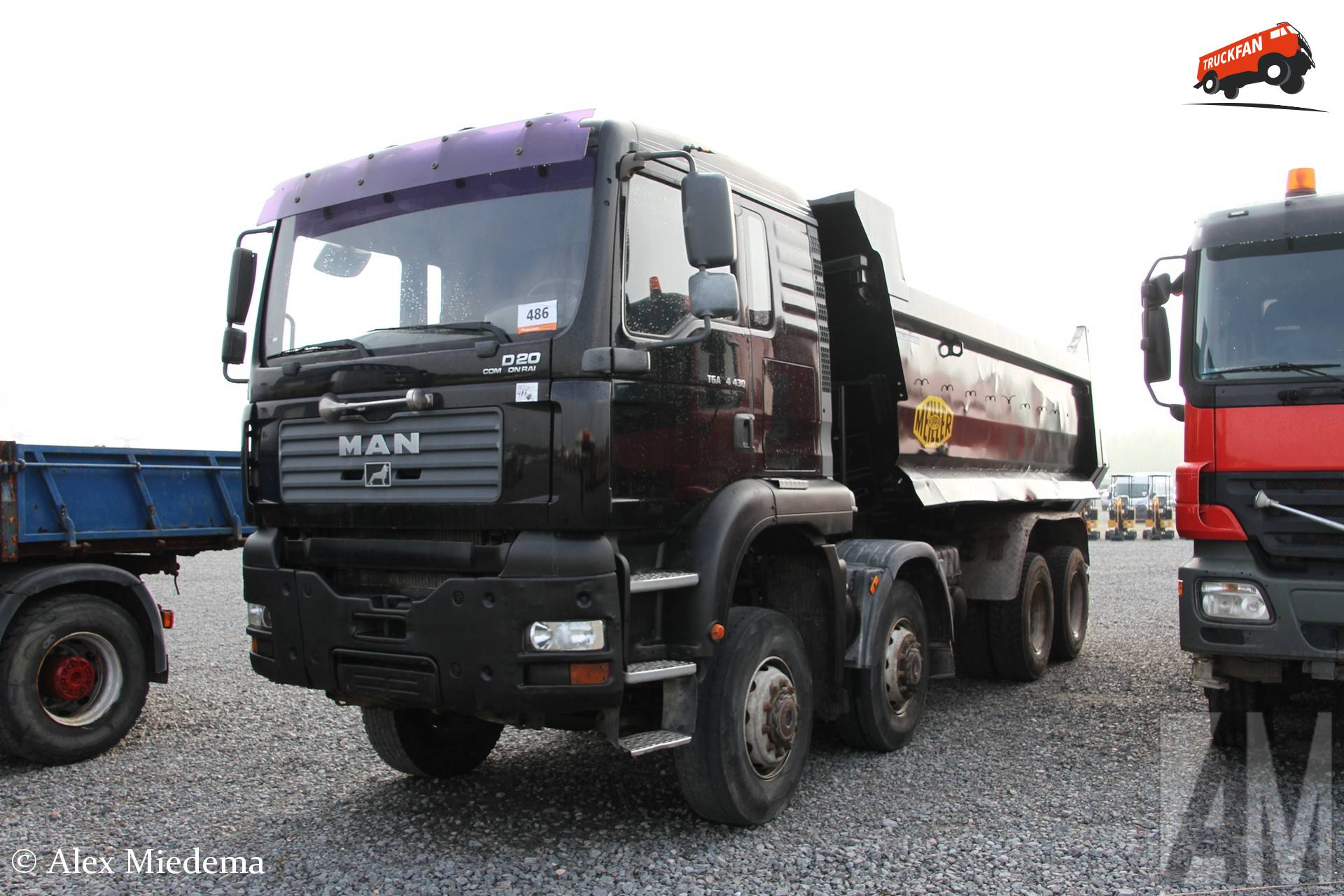 Meiller body MAN TGA at Benelux auction
