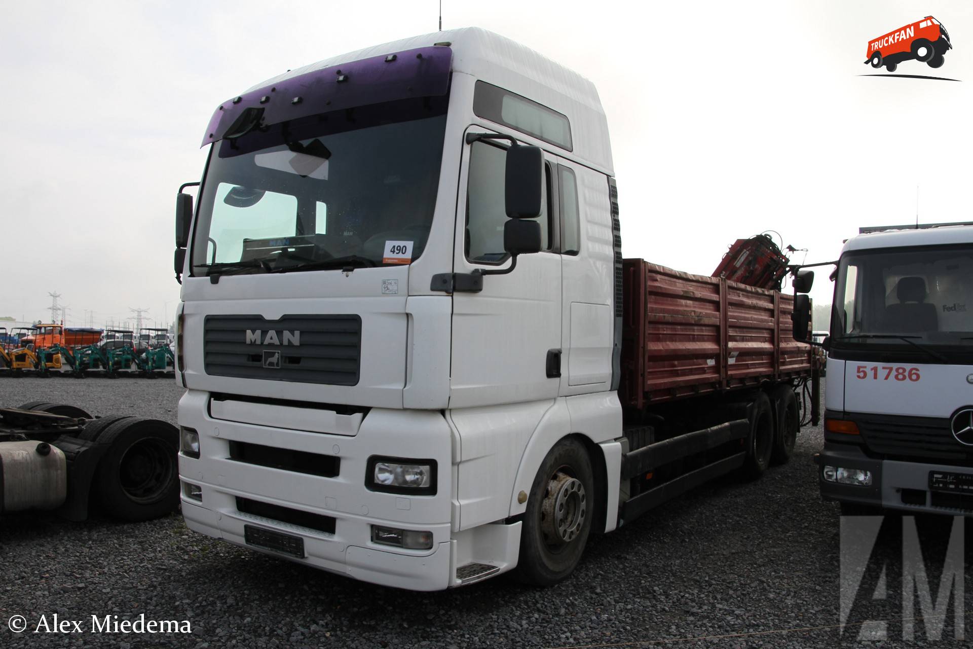 MAN TGA 26.410 Kipper met Atlas 140.1 kraan