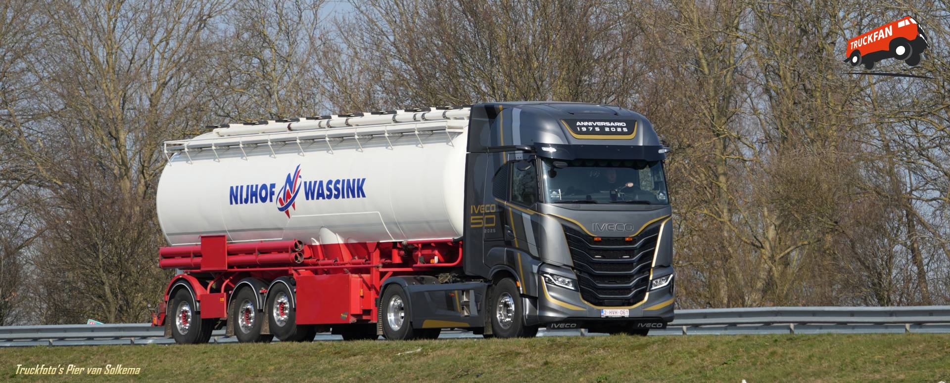 Iveco S Way truck on A7 Sneek