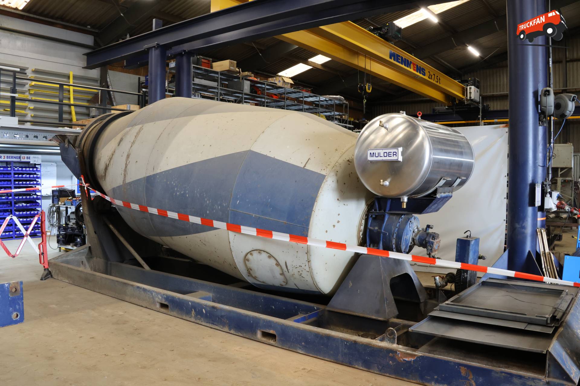 Mulder betonmixer bij open dag van 't Hek