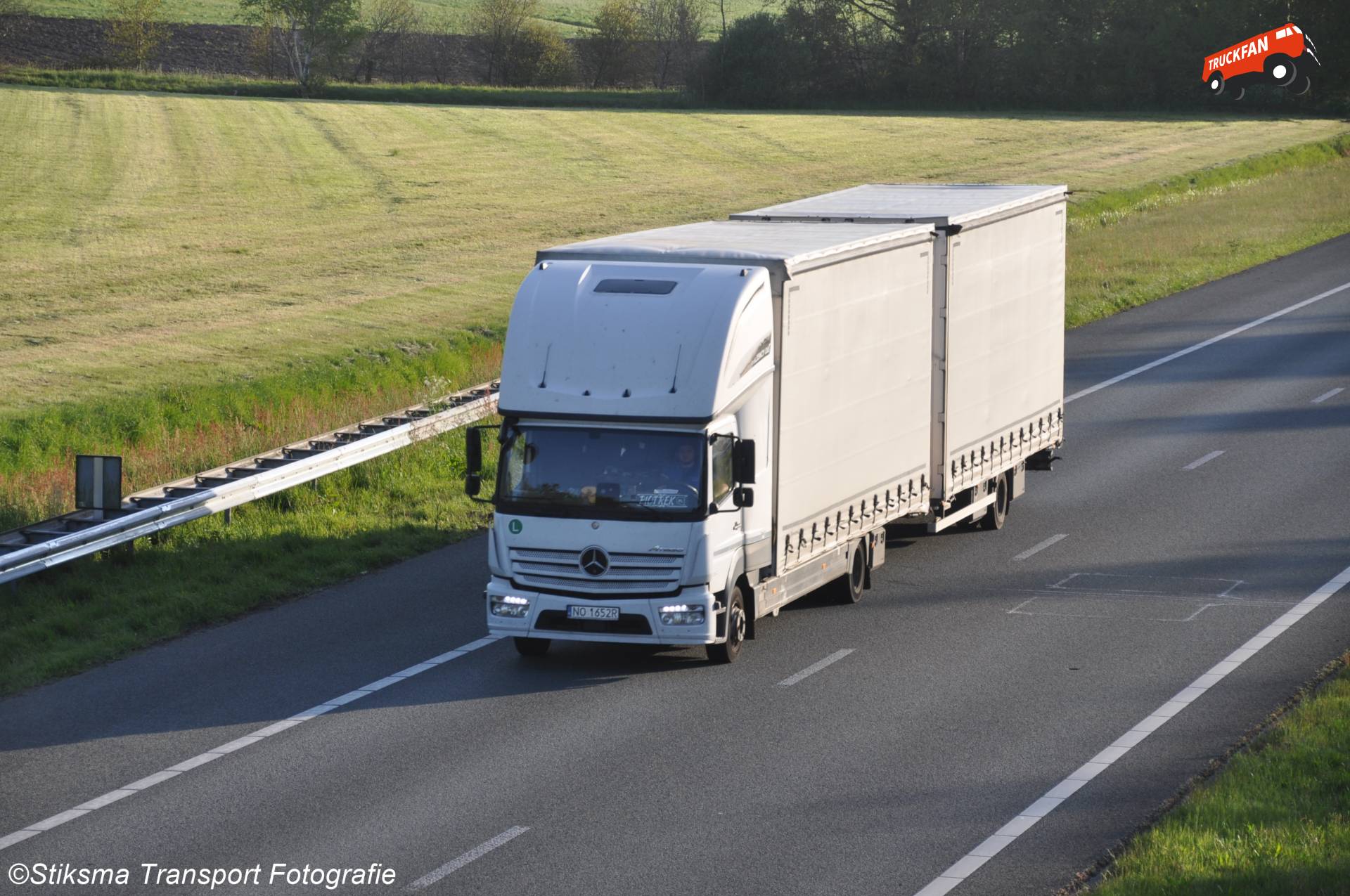 Mercedes-Benz Atego schuifzeilen transport voertuig