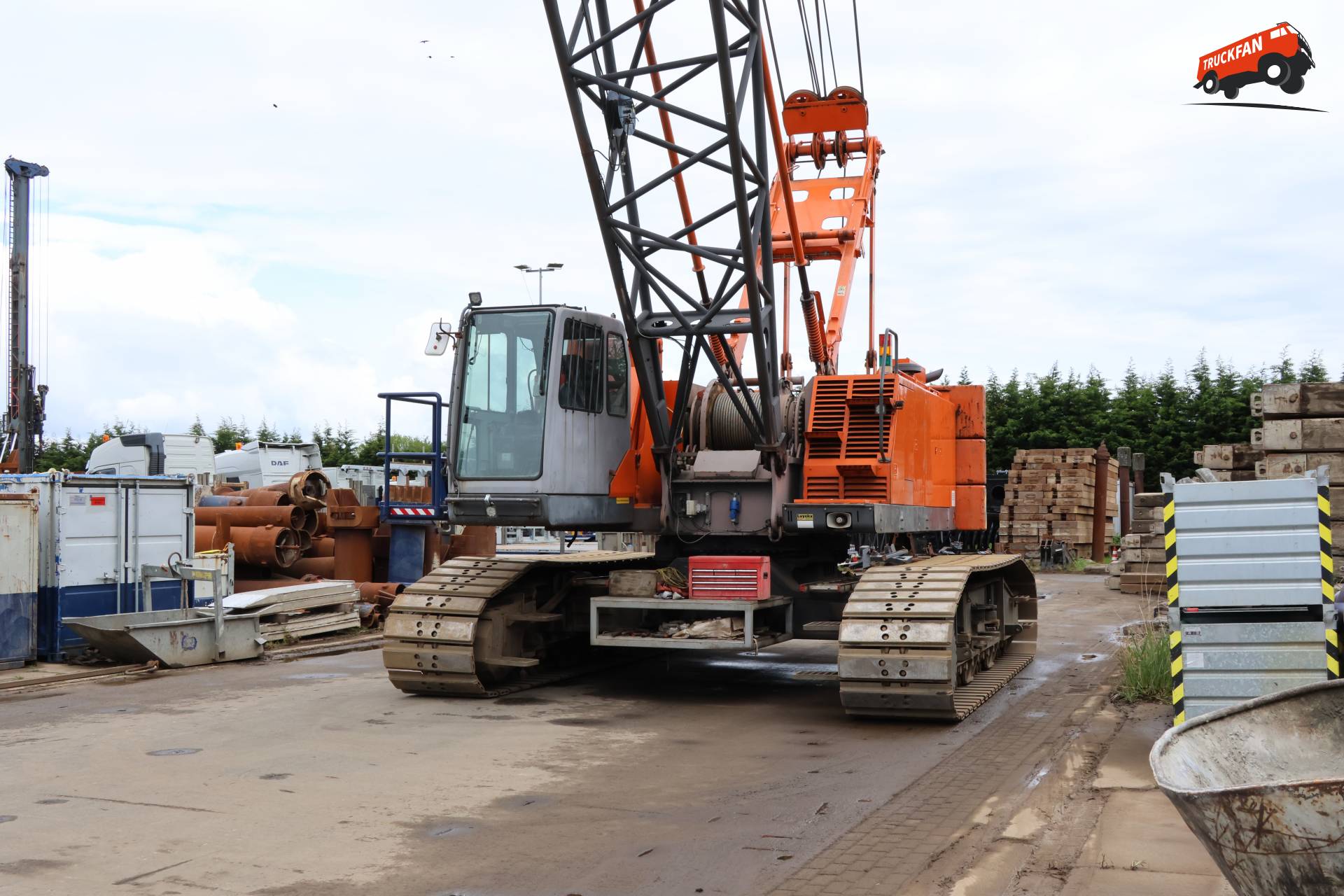 Sumitomo Rupskraan bij open dag van van 't Hek