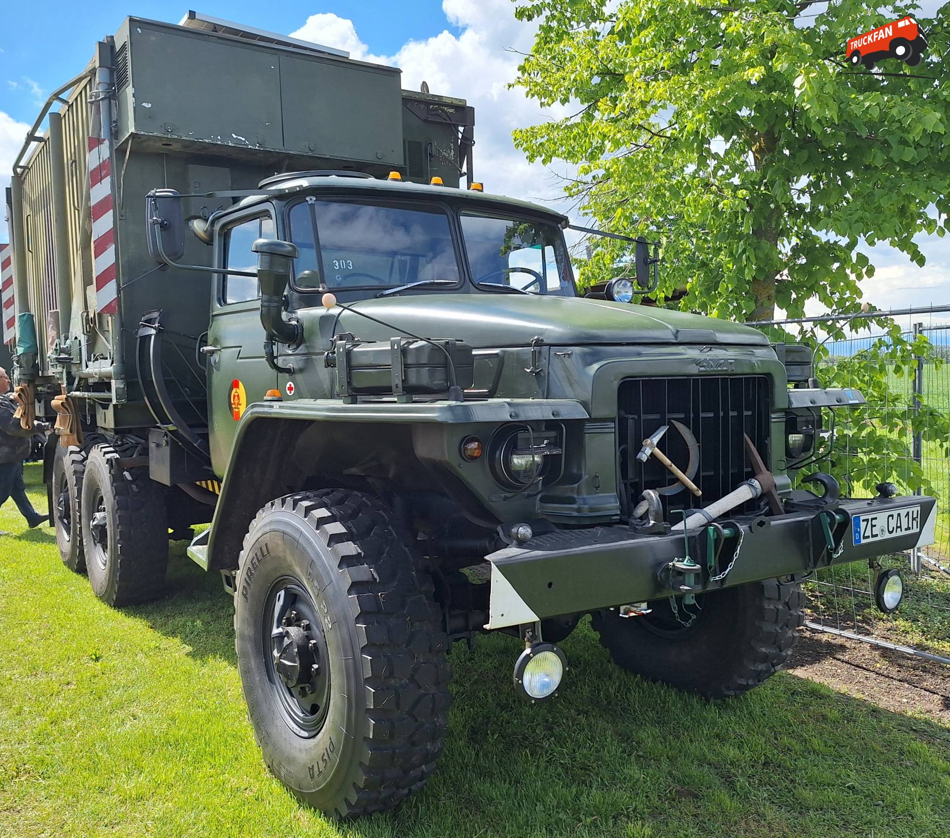 Ural 375 bij IFA oldtimerevenement