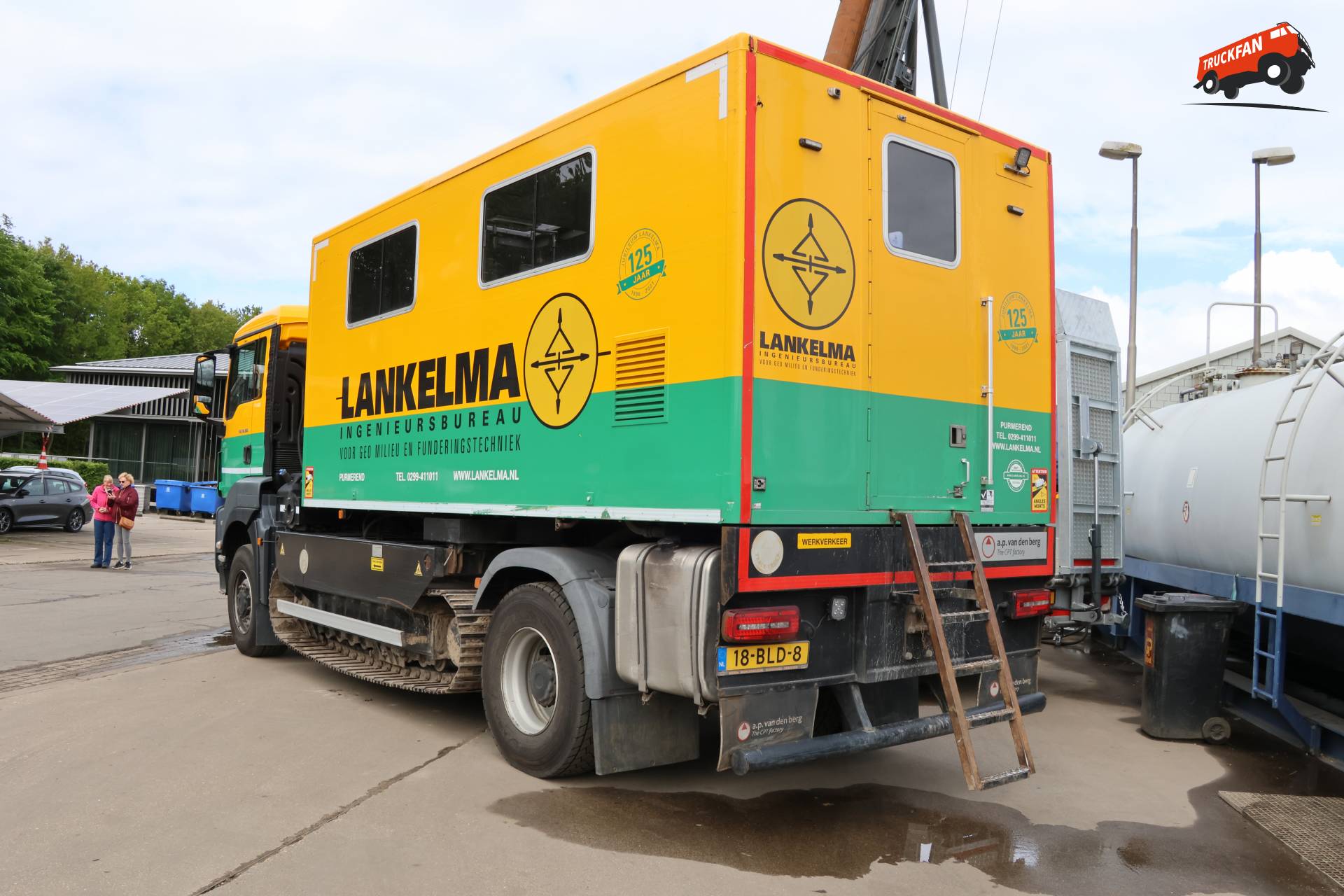 MAN TGS truck at Lankelma Open Day