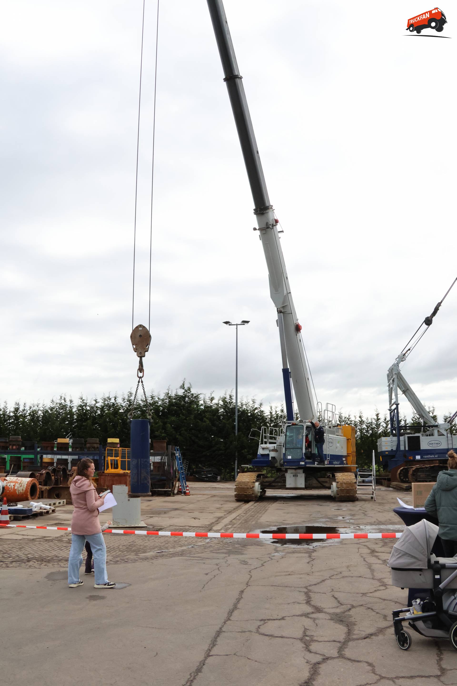 Sany SCE800TB crane at Open Day of 't Hek