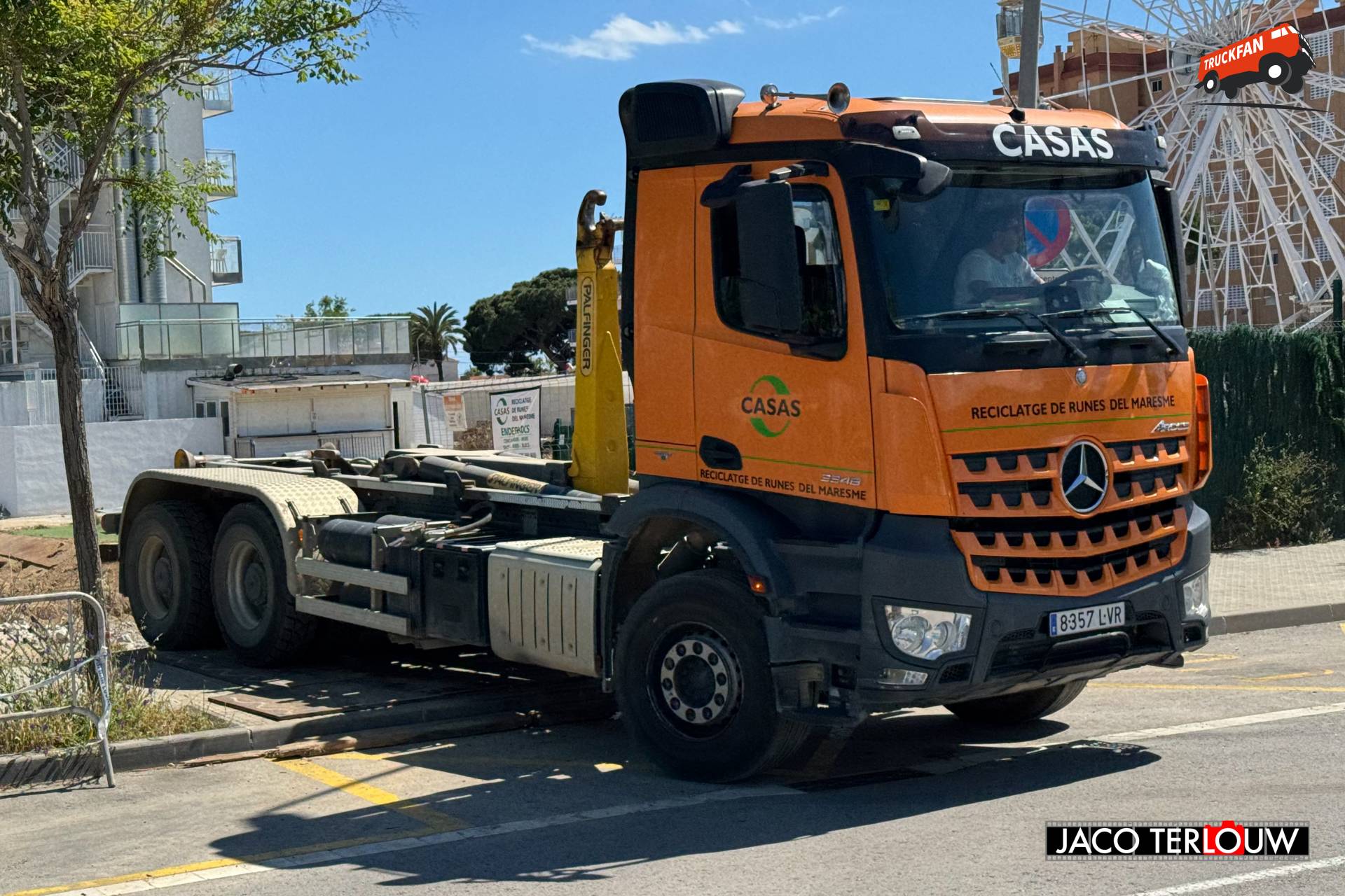 Mercedes-Benz Arocs bij nieuwbouwproject