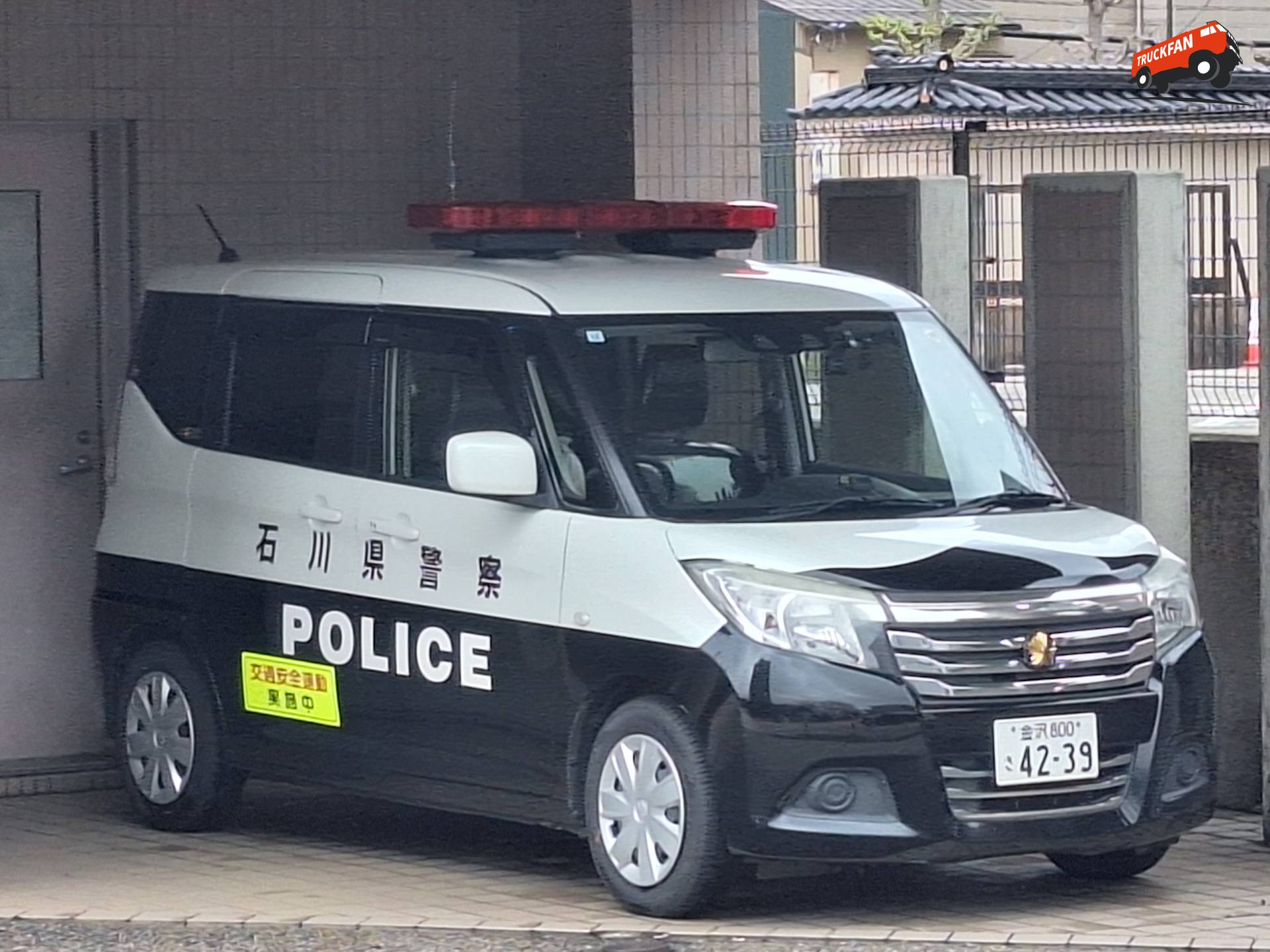 Suzuki Solio politievoertuig in Ishikawa