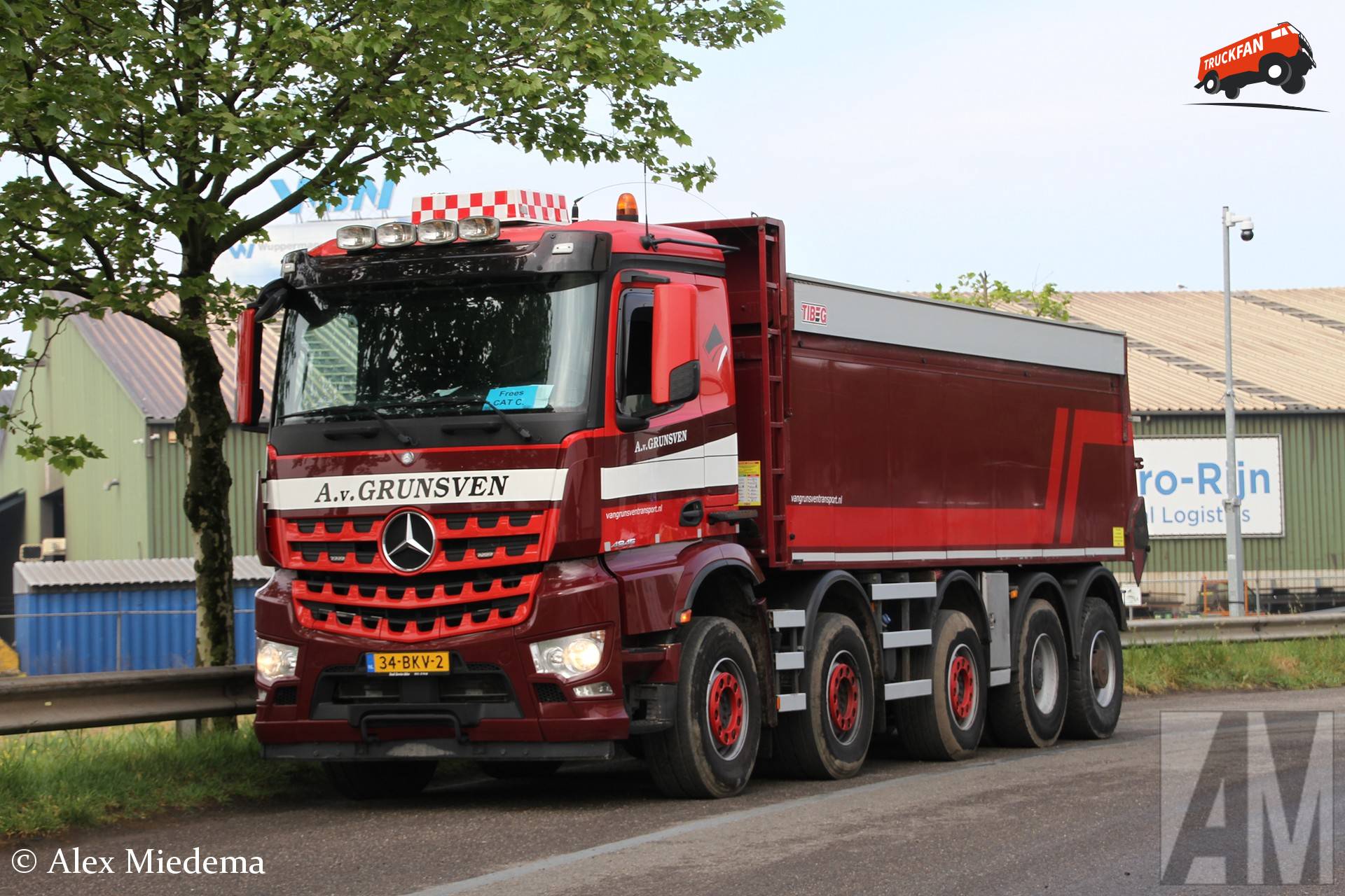 Tibeg opbouw vrachtwagen Mercedes-Benz Arocs uit 2018