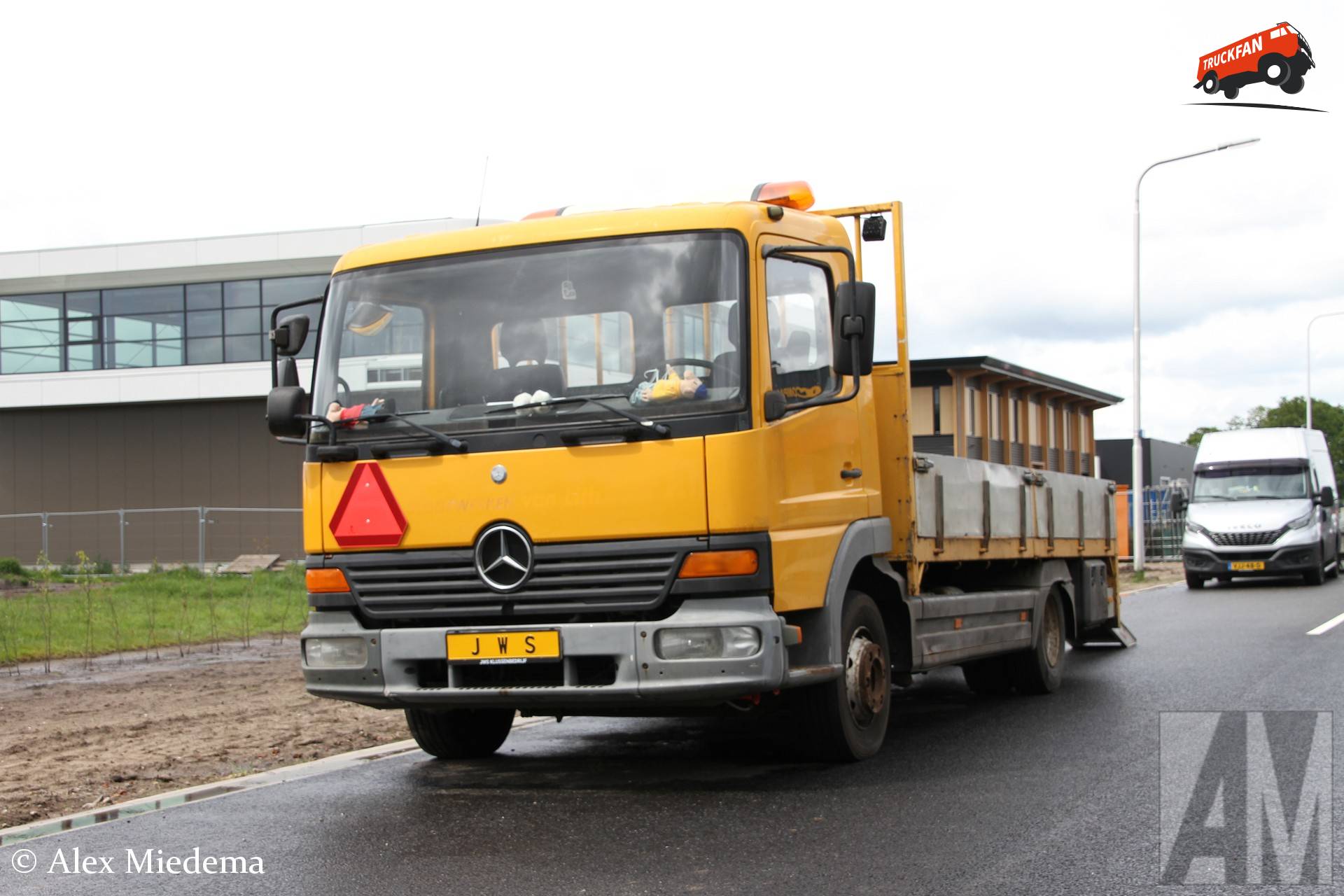 Mercedes-Benz Atego vrachtwagen in Vriezenveen