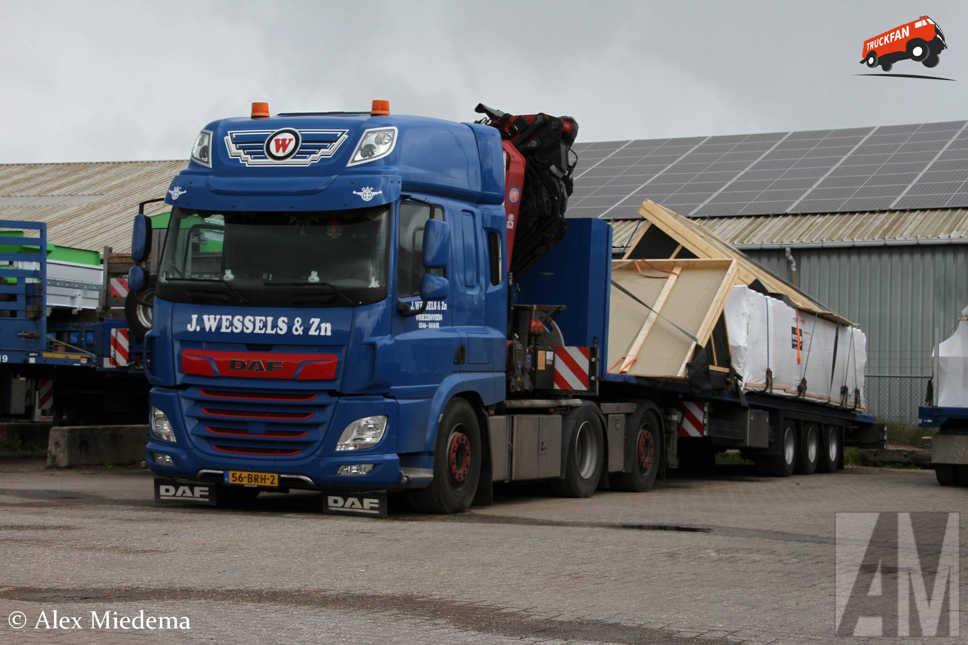 DAF CF Euro 6 vrachtwagen van J. Wessels & Zn