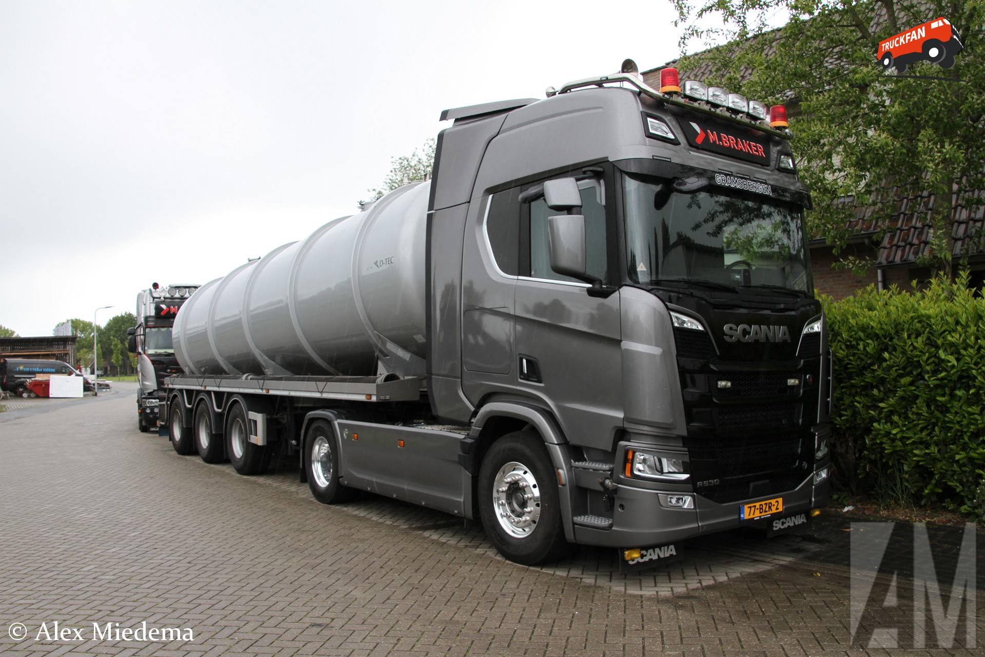Scania R530 met D-Tec oplegger van M. Braker