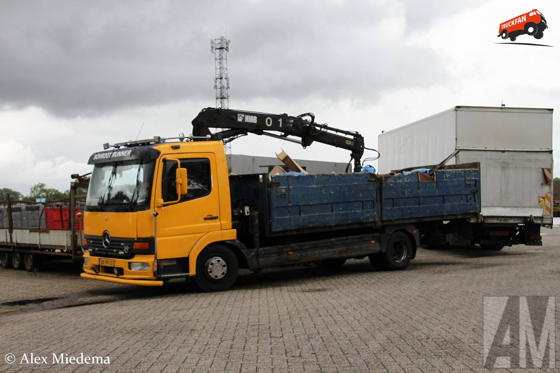 Truck Mercedes-Benz Atego with license BX-PF-51