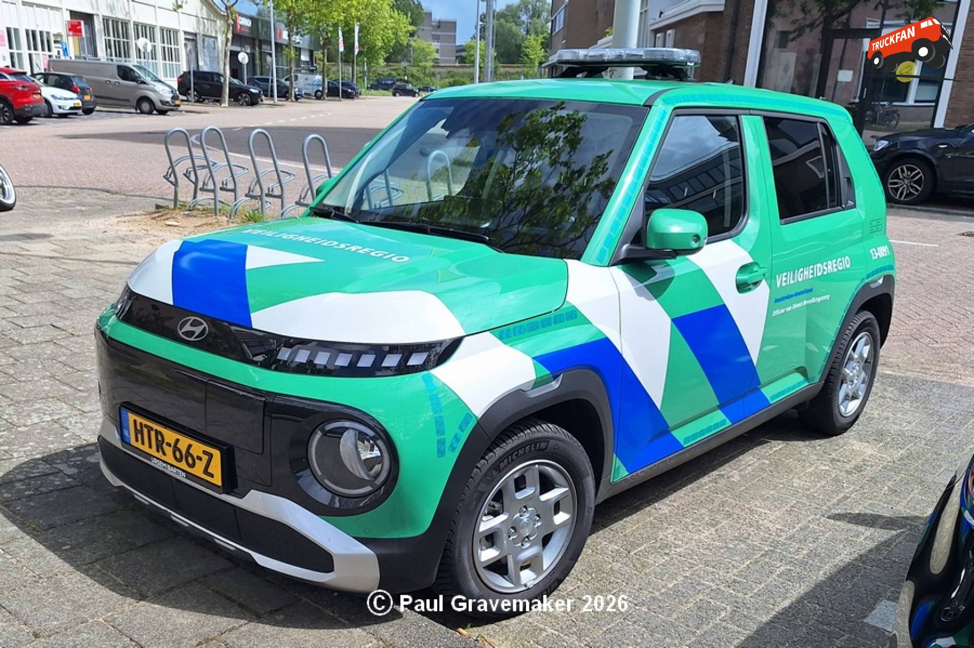 Hyundai Inster dienstvoertuig Officier van Dienst