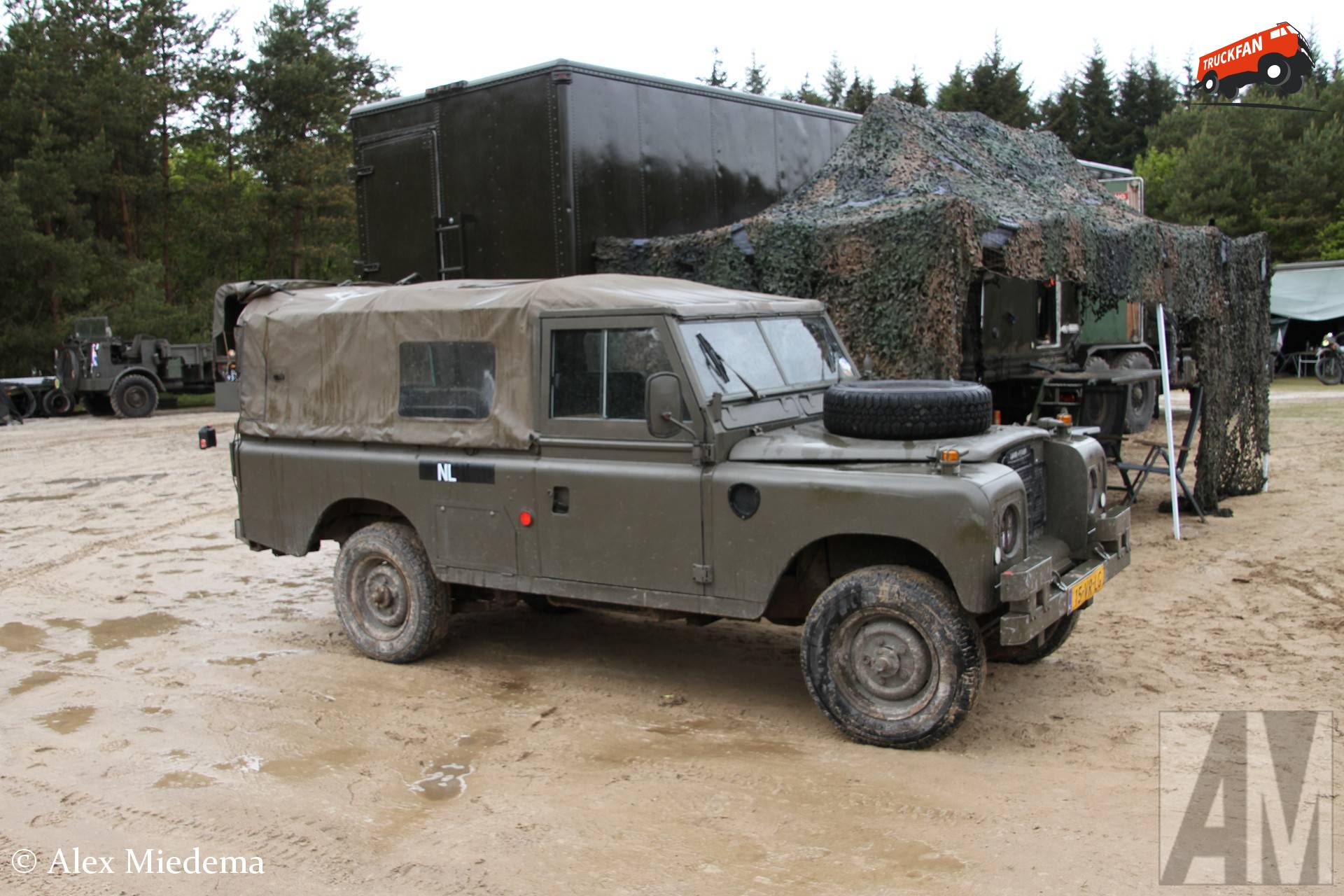 Land Rover Series 109 Pick Up at Dutch Peace Army Event
